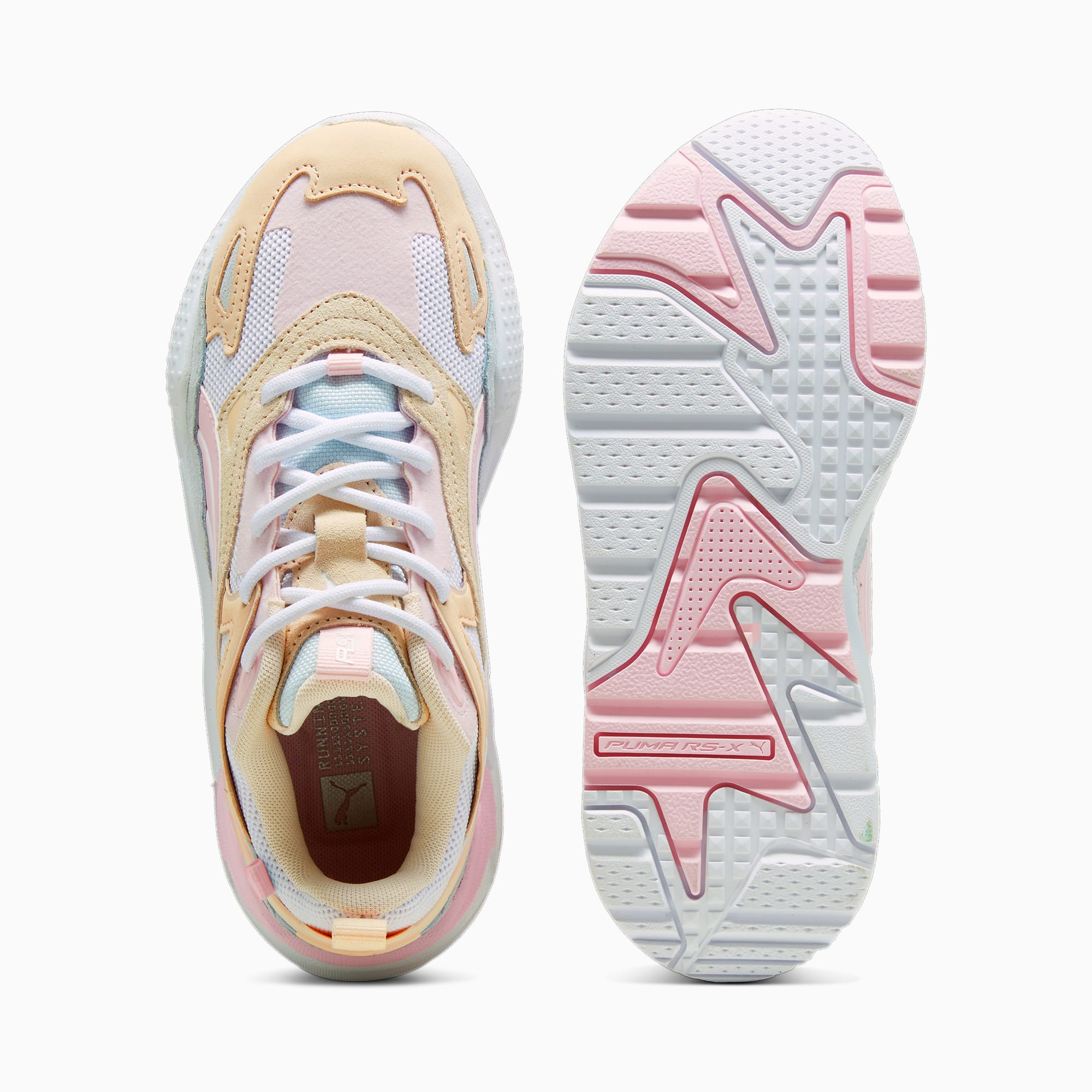 Women's PUMA Rs-X Efekt Prm Sneakers, White/Rosebay/Whisp Of Pink, Size 35,5, Shoes