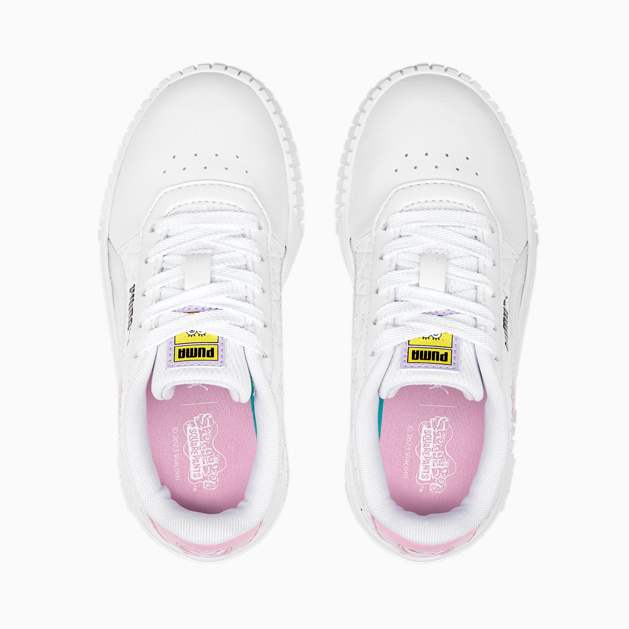PUMA Carina 2.0 SpongeBob sneakers, Wit/Roze/Zwart