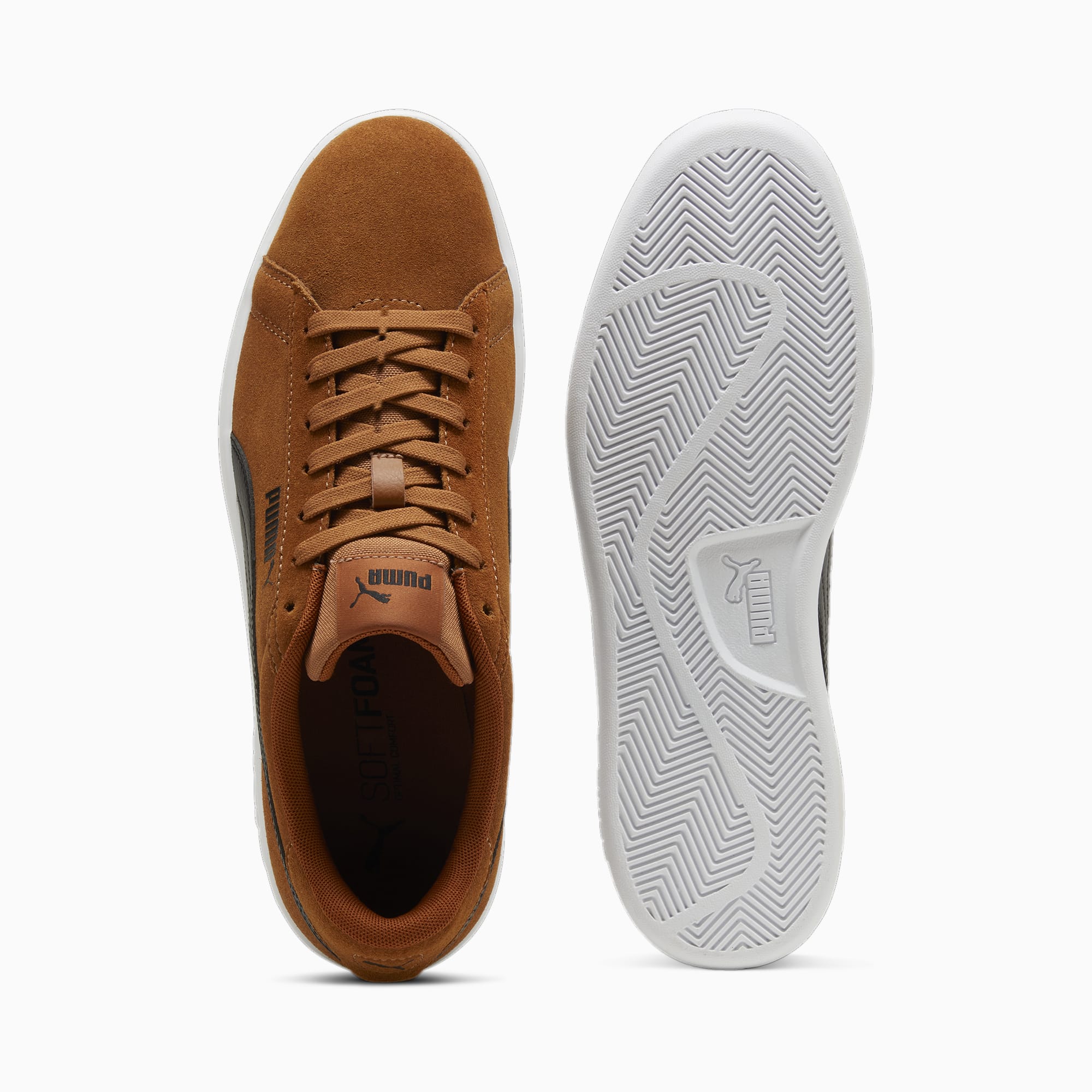 PUMA Chaussure Sneakers Smash 3.0, Blanc/Noir