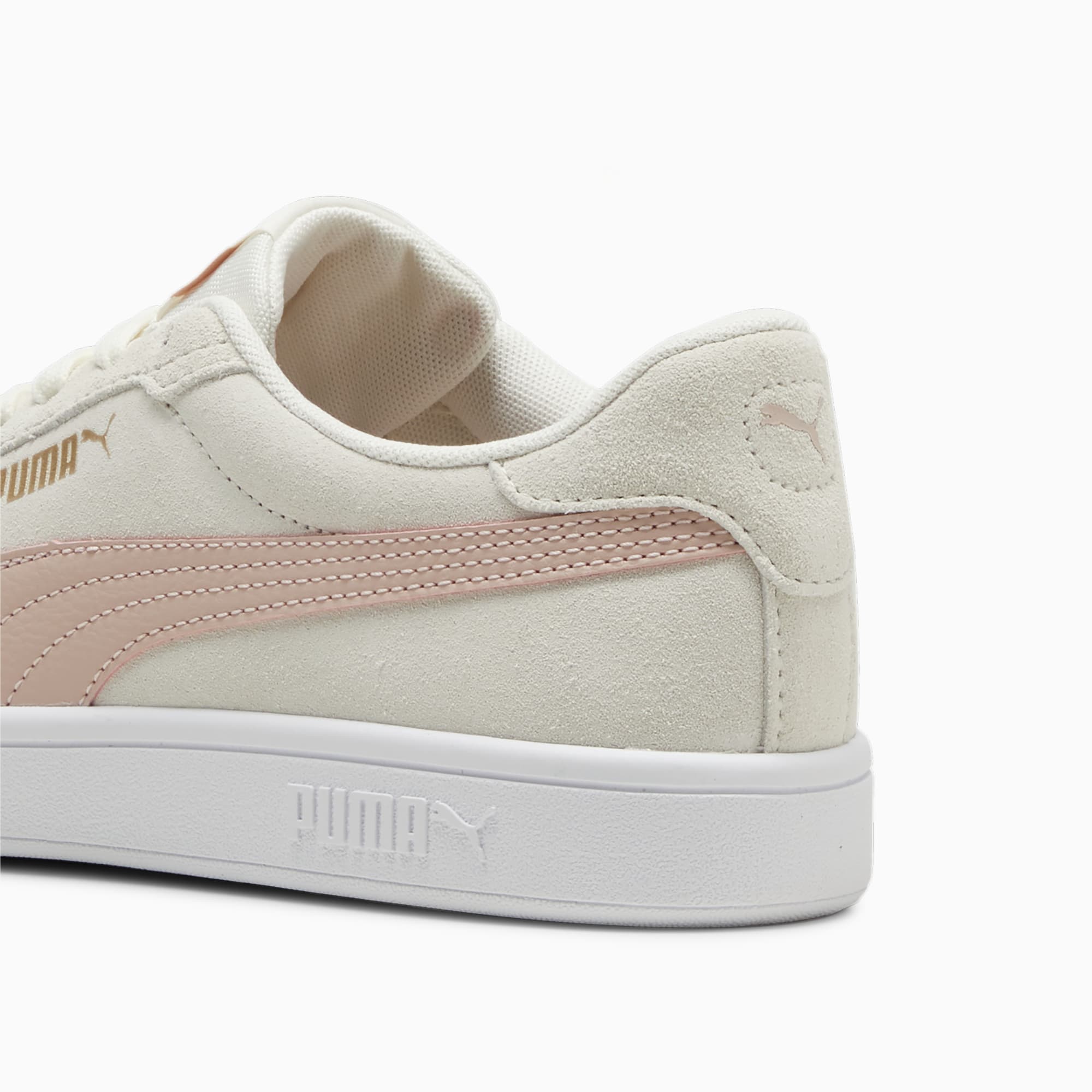 PUMA Chaussure Sneakers Smash 3.0, Blanc/Rose
