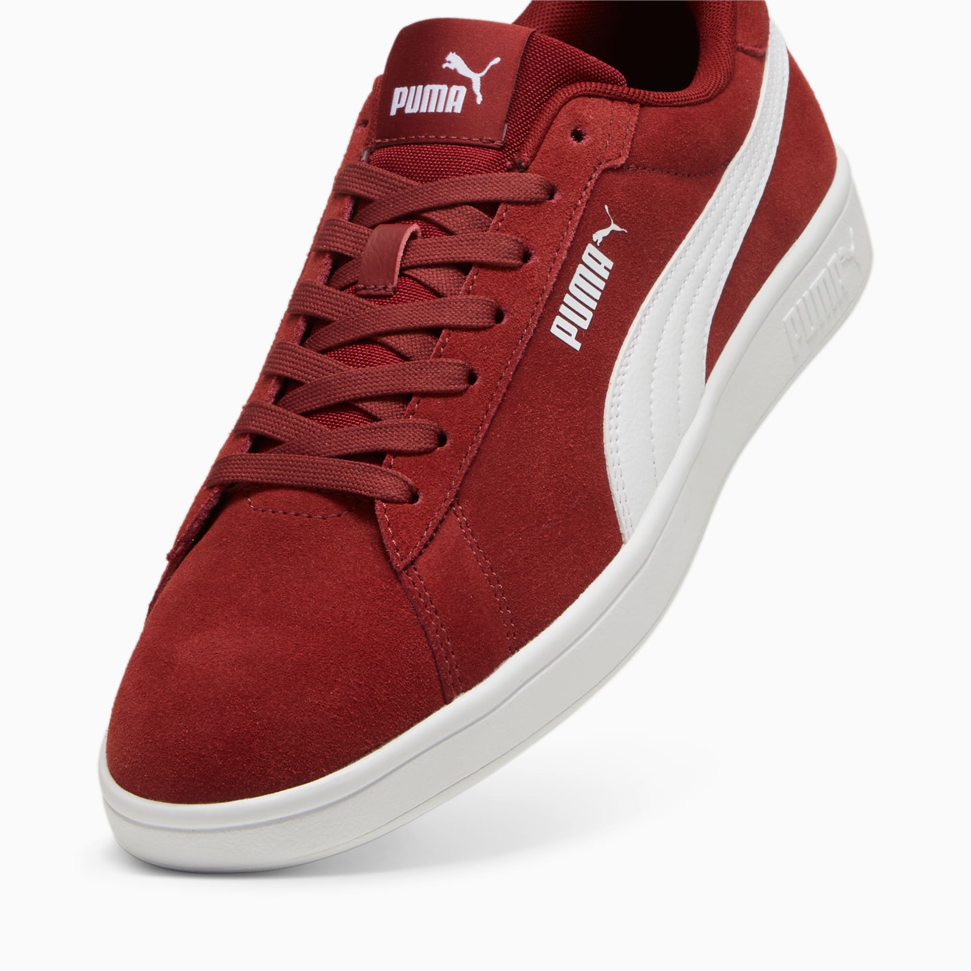 PUMA Smash 3.0 Sneakers, Rood/Wit