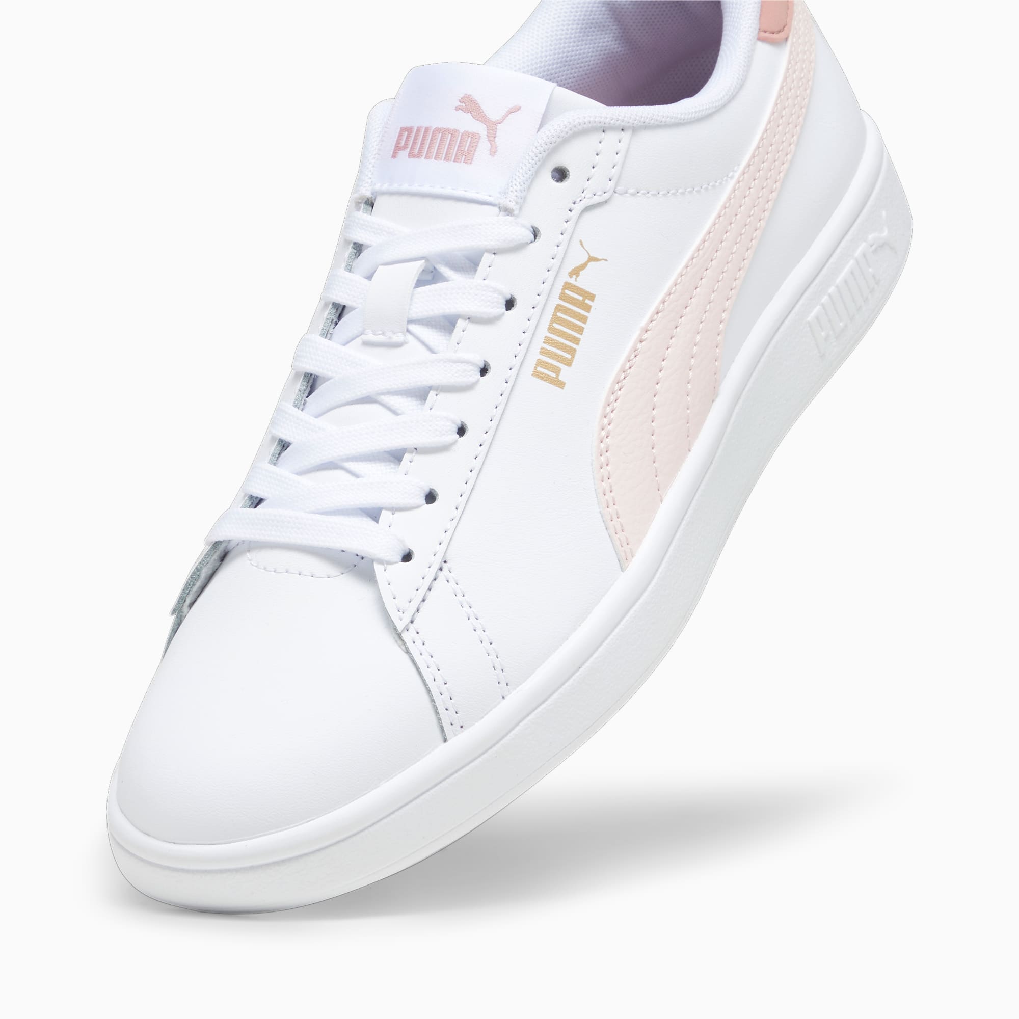 PUMA Smash 3.0 L Sneakers, Goud/Roze/Wit