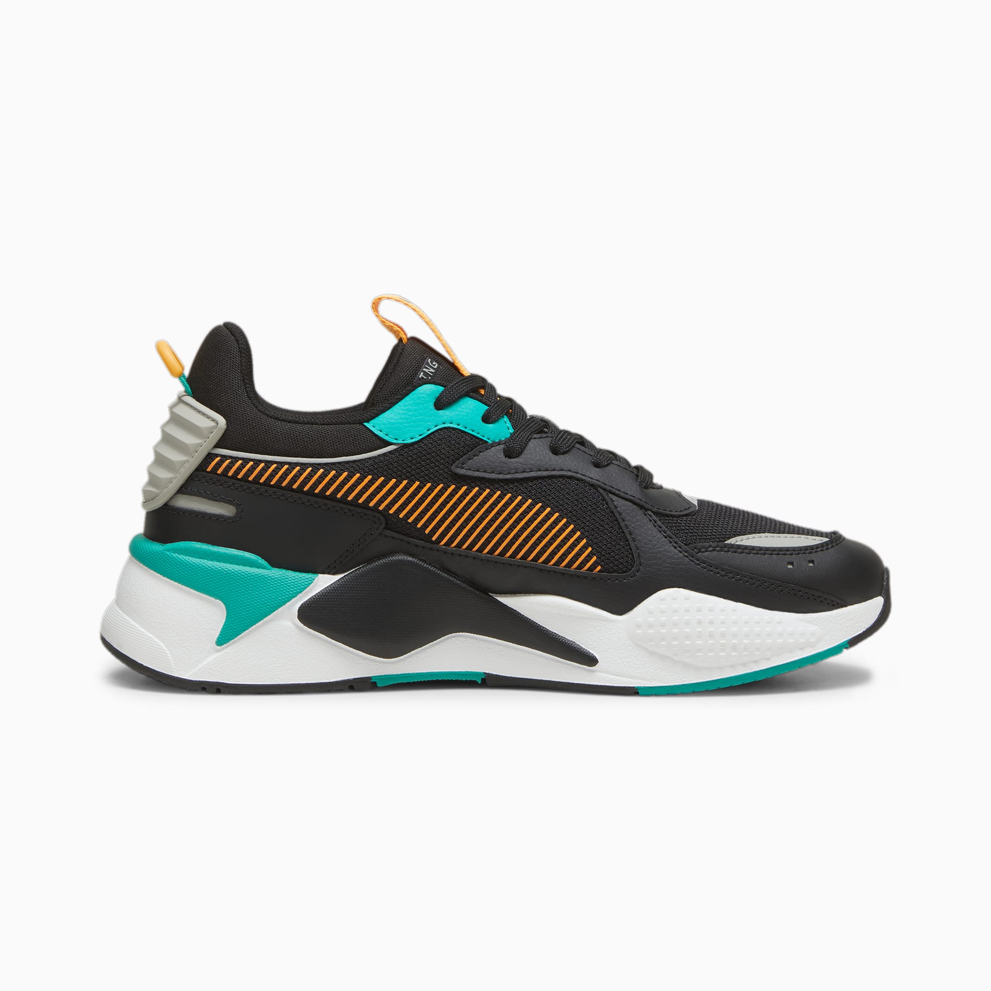 Women's PUMA Rs-X Geek Sneakers, Black/Sparkling Green, Size 35,5, Shoes