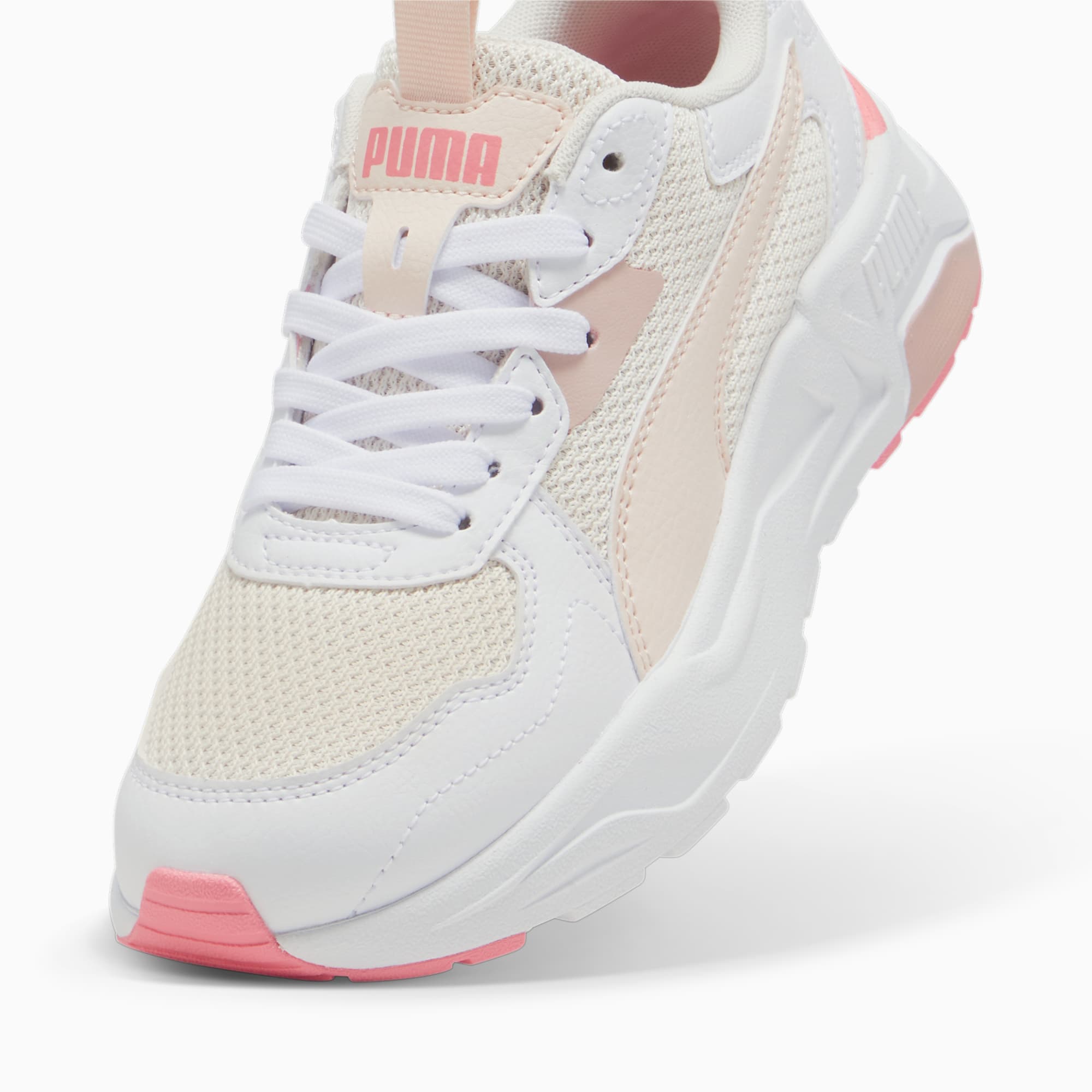 PUMA Trinity Lite Jr FALSE Sneakers - Sugared Almond-Rosebay-PUMA White - Maat 38.5