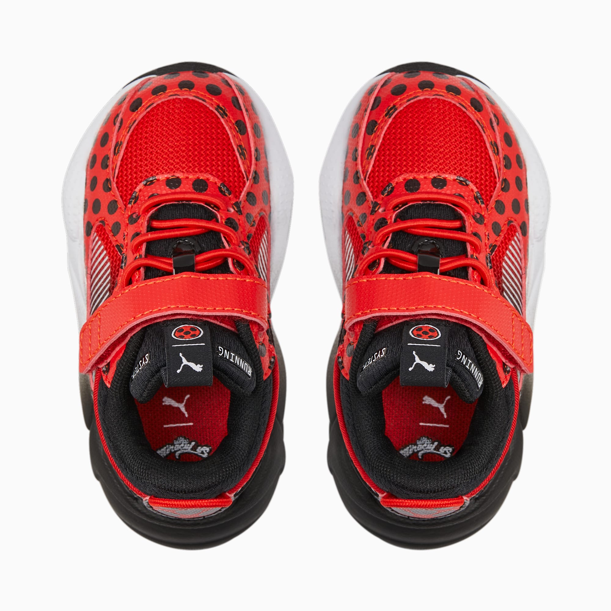 PUMA x MIRACULOUS RS-X sneakers, Rood/Zwart