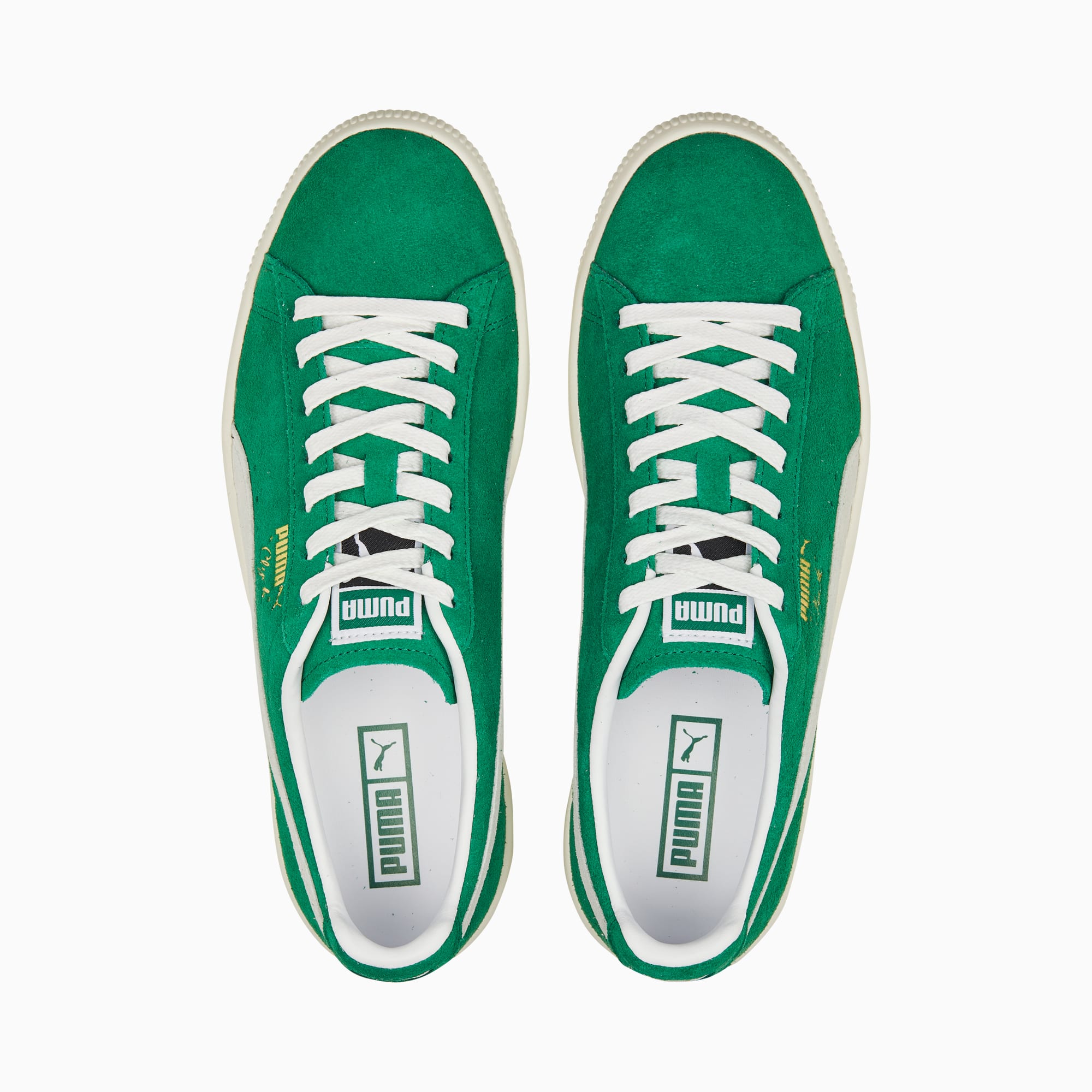 PUMA Clyde OG sneakers voor Dames, Groen/Wit