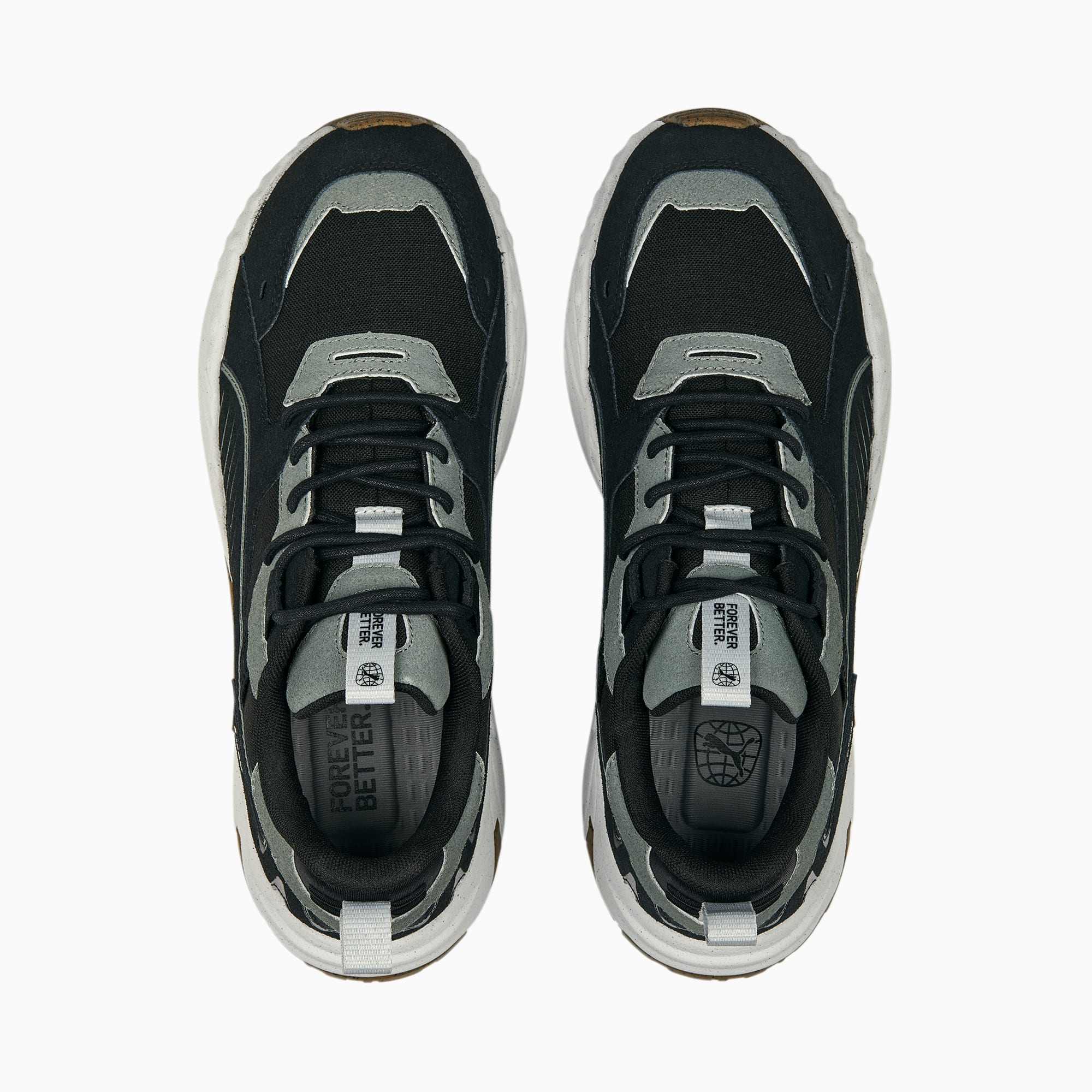 PUMA RS-Trck Earth sneakers voor Heren, Grijs/Zwart