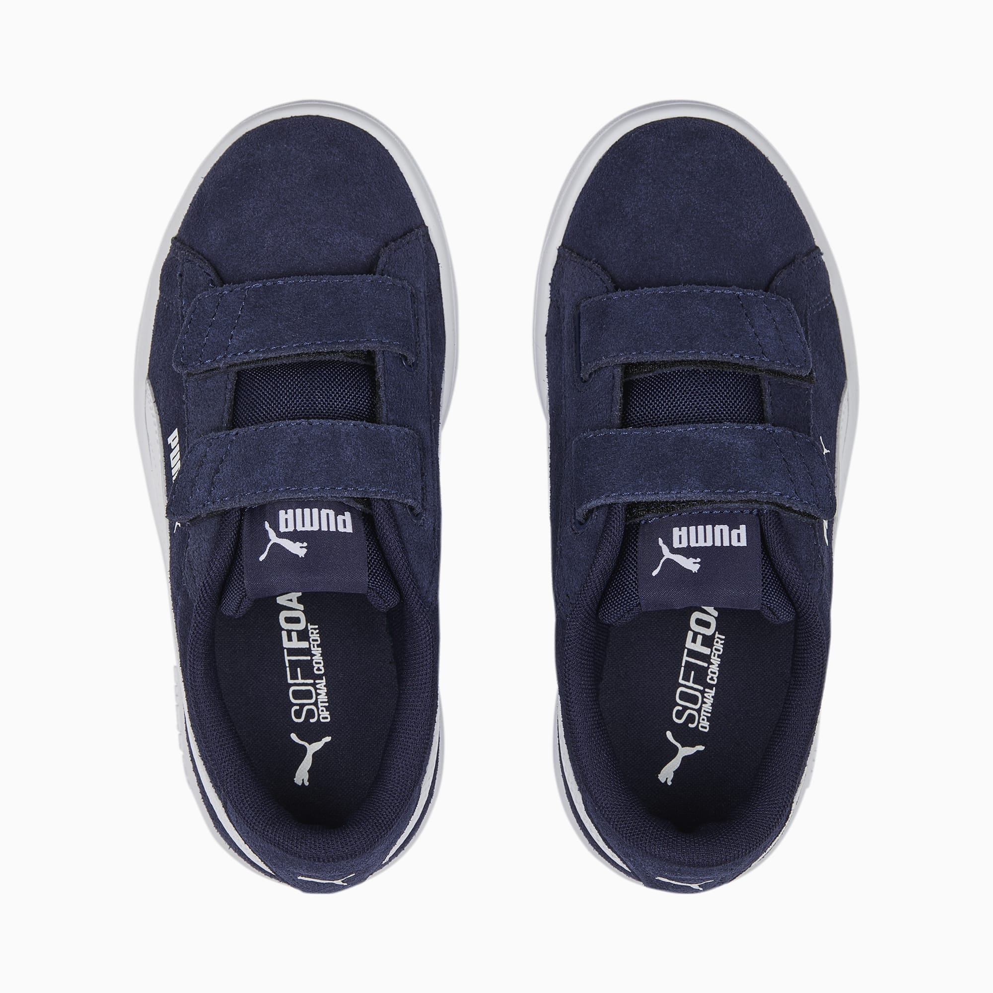 PUMA Smash 3.0 Suede Sneakers Kids, Dark Blue, Size 27,5, Shoes