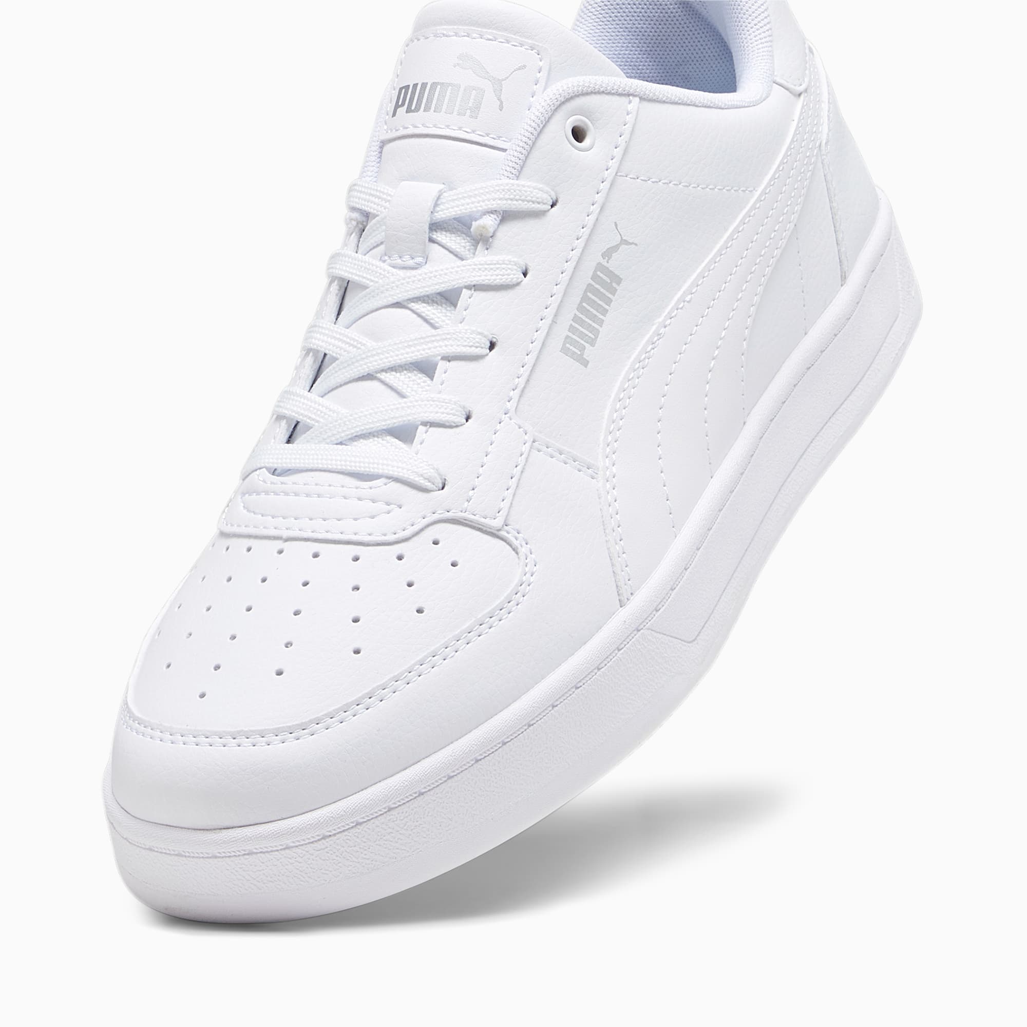 PUMA Caven 2.0 Sneakers Voor Dames, Zilver/Wit
