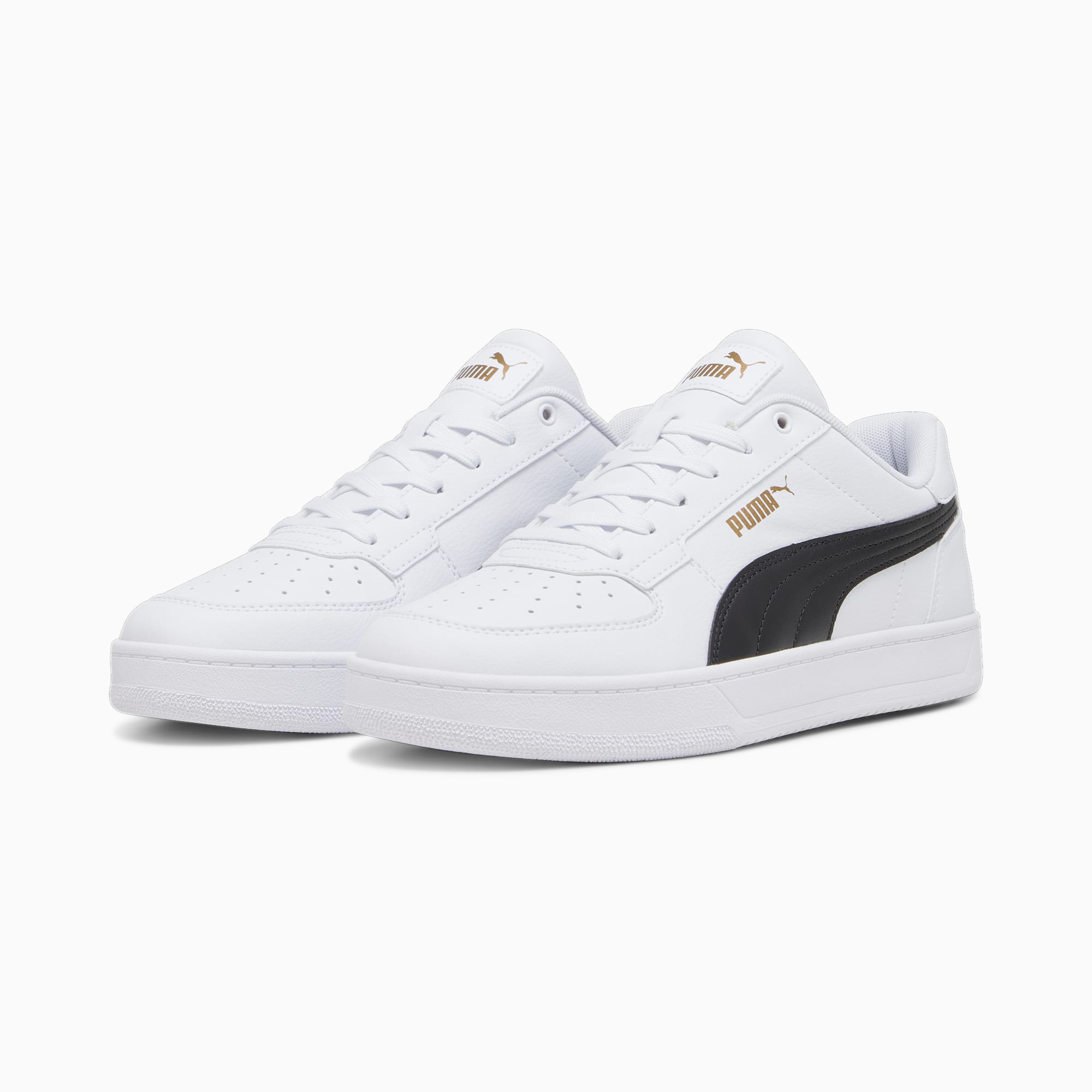 PUMA Chaussure Sneakers Caven 2.0, Or/Noir/Blanc
