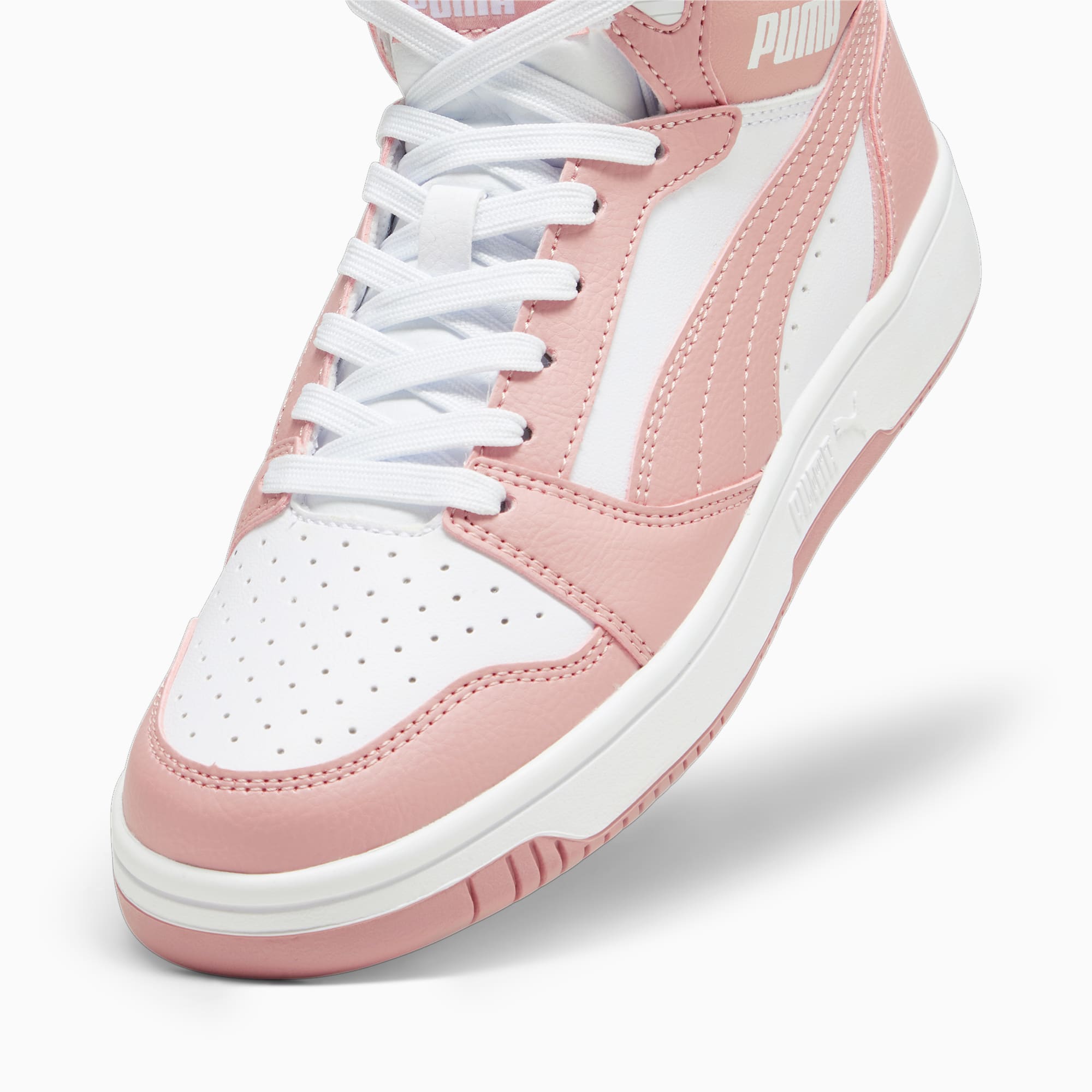PUMA Rebound sneakers, Wit/Roze