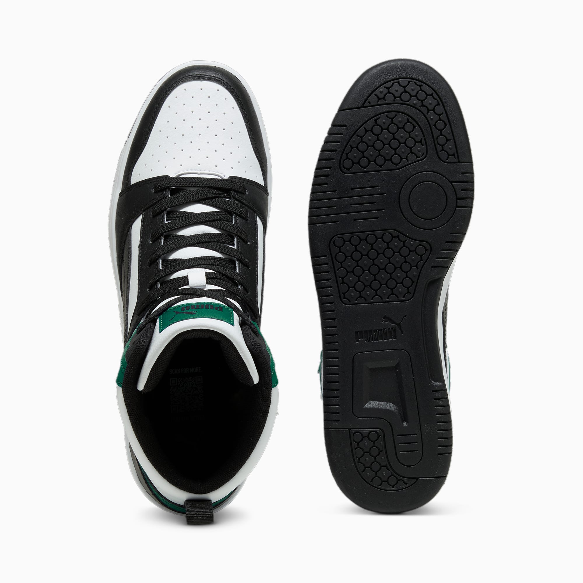 PUMA Chaussure Sneakers Rebound, Blanc/Noir