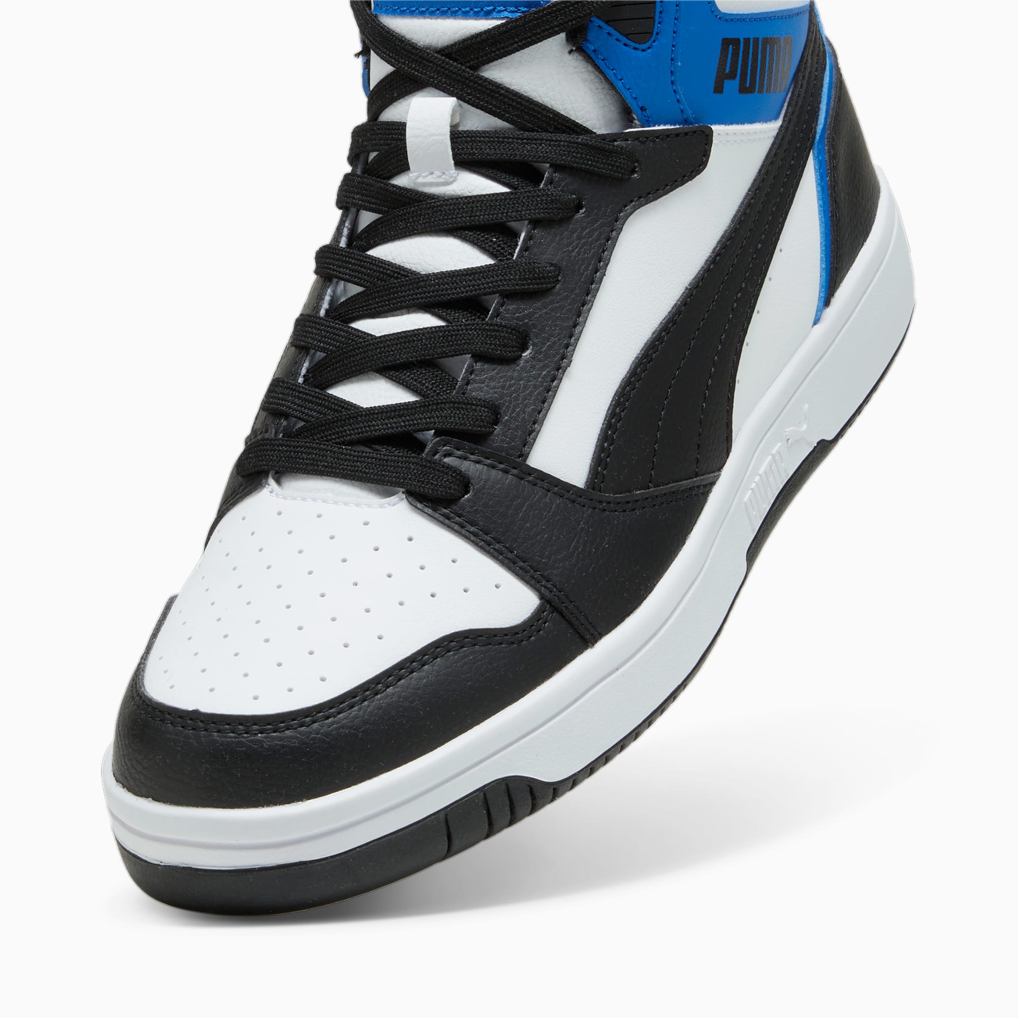 Puma Rebound V6 heren sneakers blauw/wit - Maat 47 - Uitneembare zool