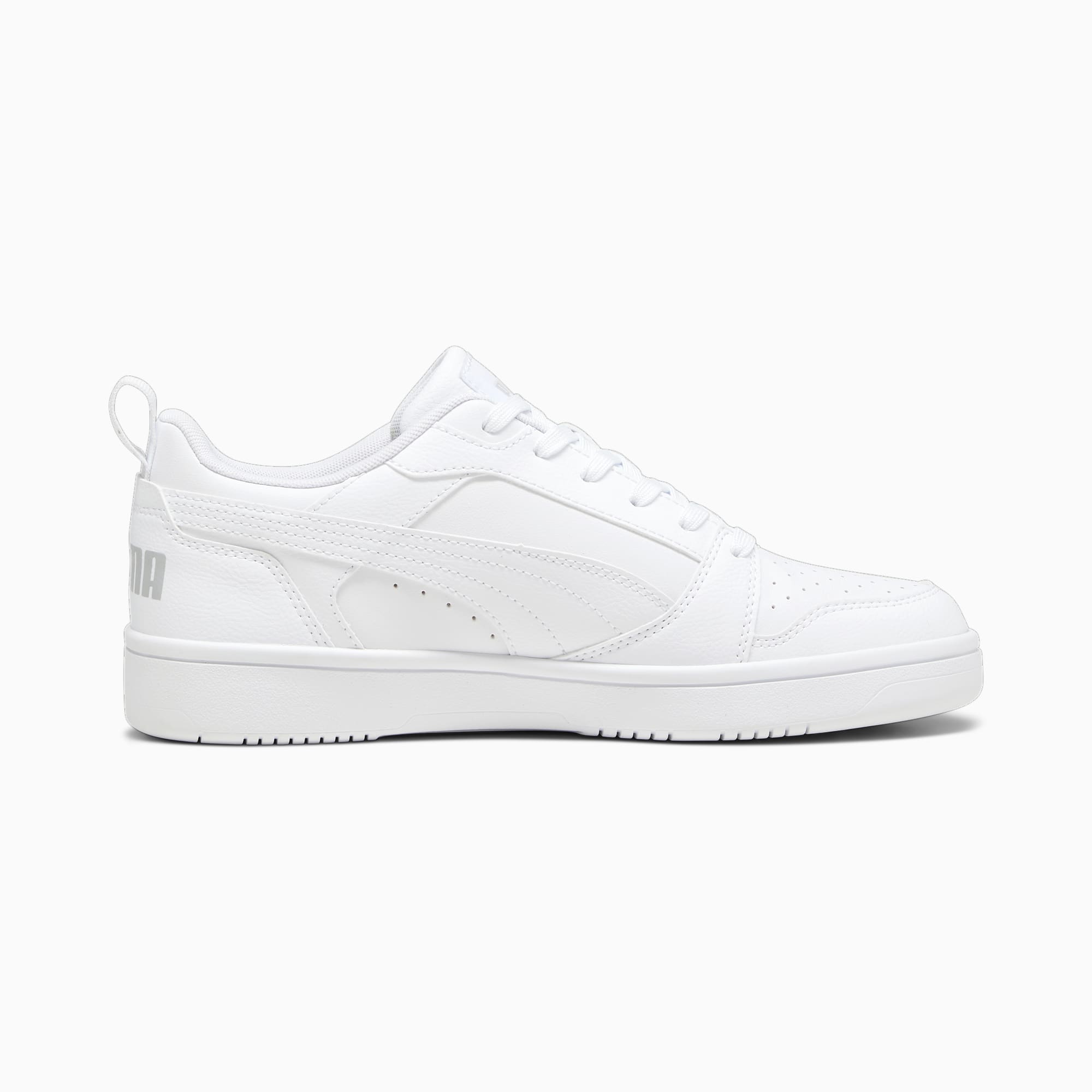 PUMA Chaussure Sneakers Rebound V6 Low, Blanc/Gris