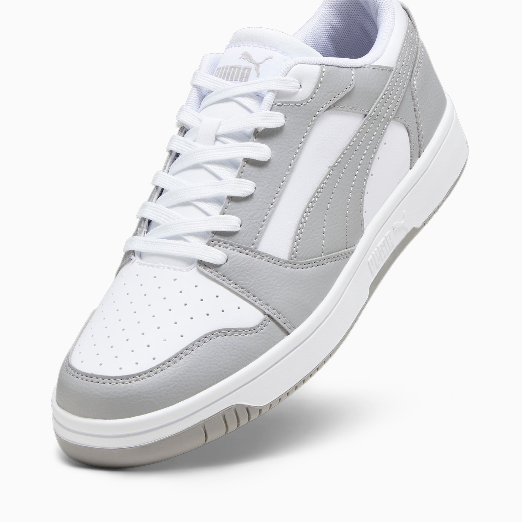 PUMA Rebound V6 Low sneakers, Wit/Grijs