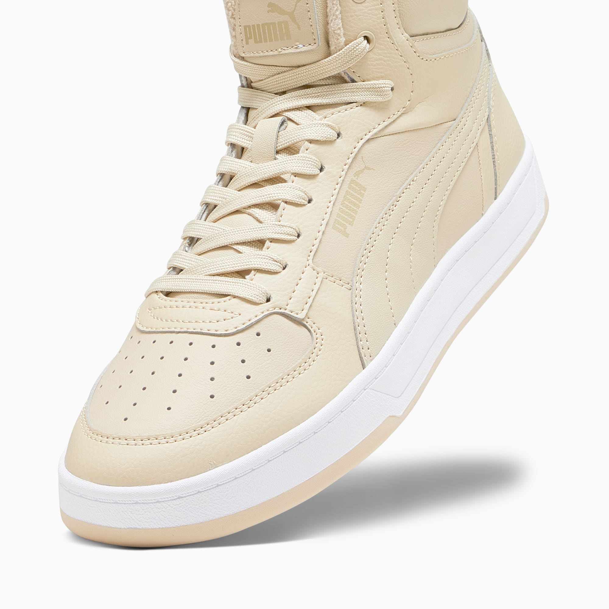 PUMA Caven 2.0 Mid WTR sneakers voor Heren, Wit/Goud