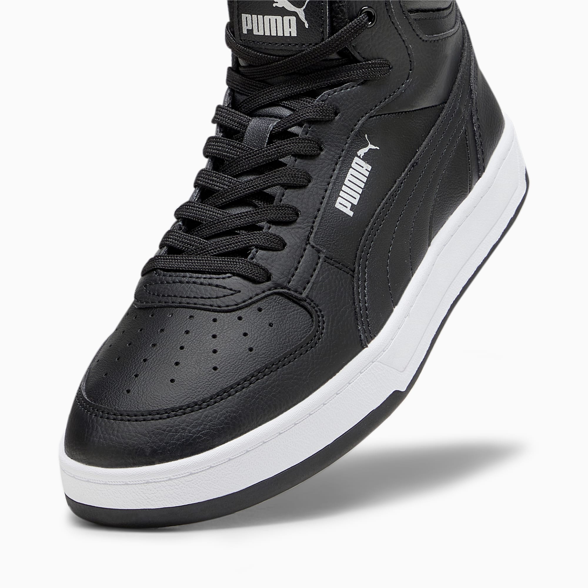 PUMA Caven 2.0 Mid WTR sneakers voor Heren, Zilver/Zwart/Wit