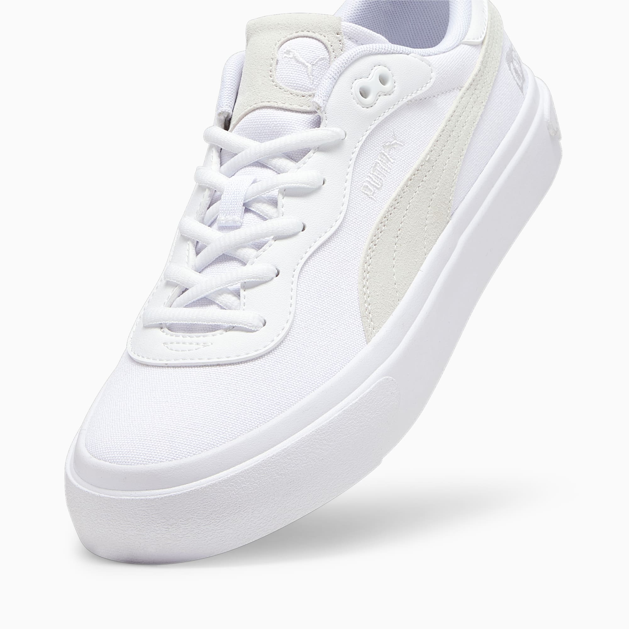 Women's PUMA Capri Royale Sneakers, White/Warm White, Size 45, Accessories
