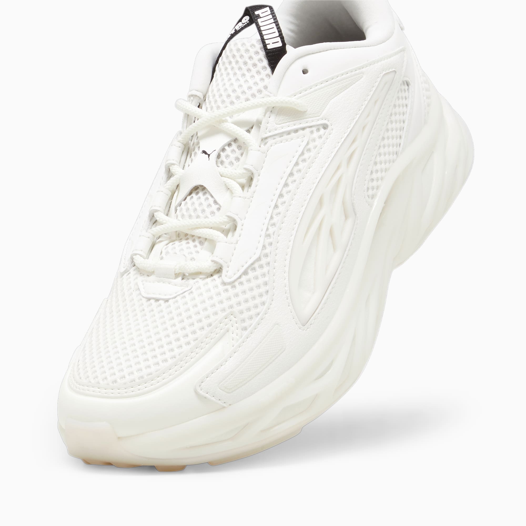 Men's PUMA Exotek Sneakers, Warm White/Black, Size 44, Shoes