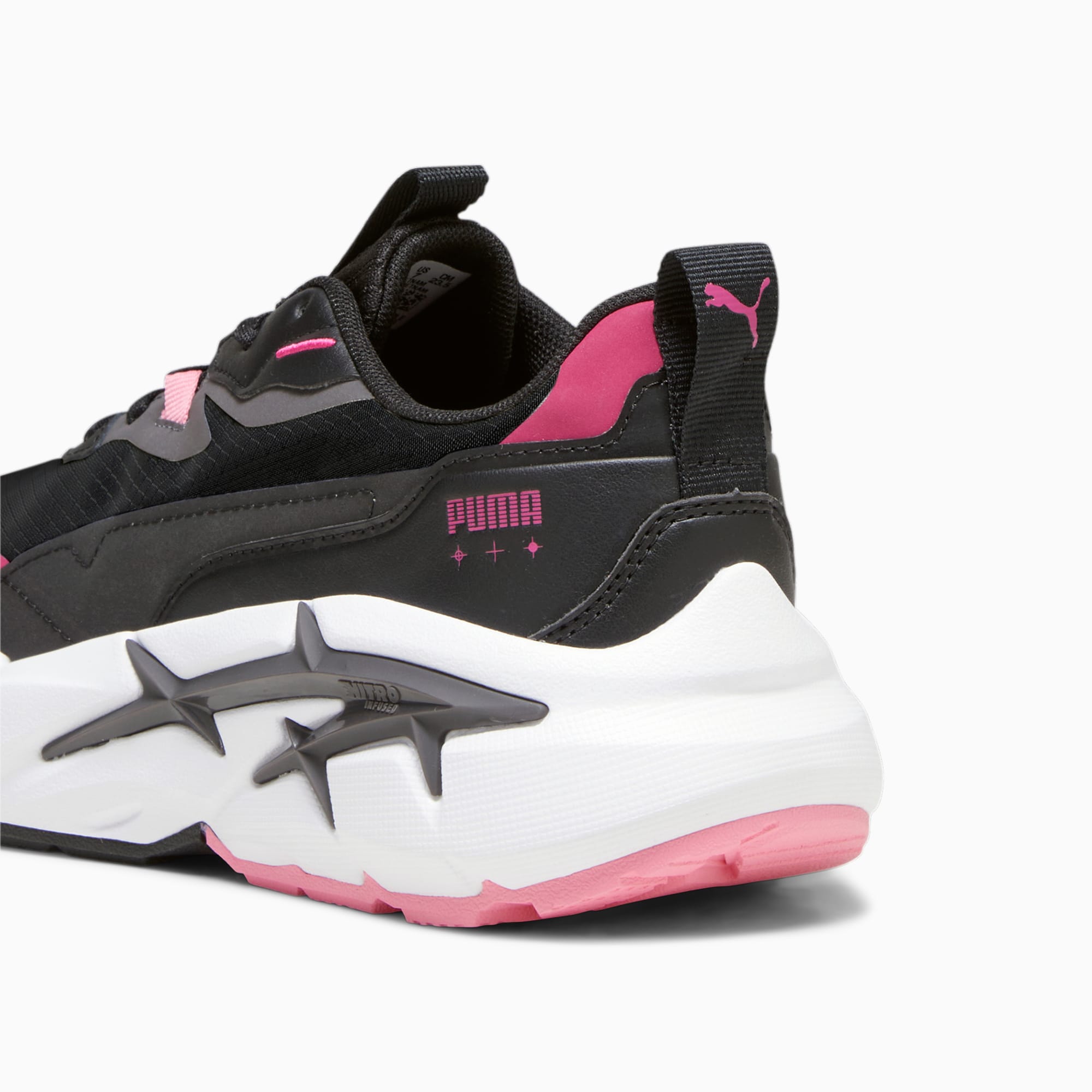 PUMA Spina Nitro Women's Sneakers, Black/Pinktastic, Size 35,5, Shoes