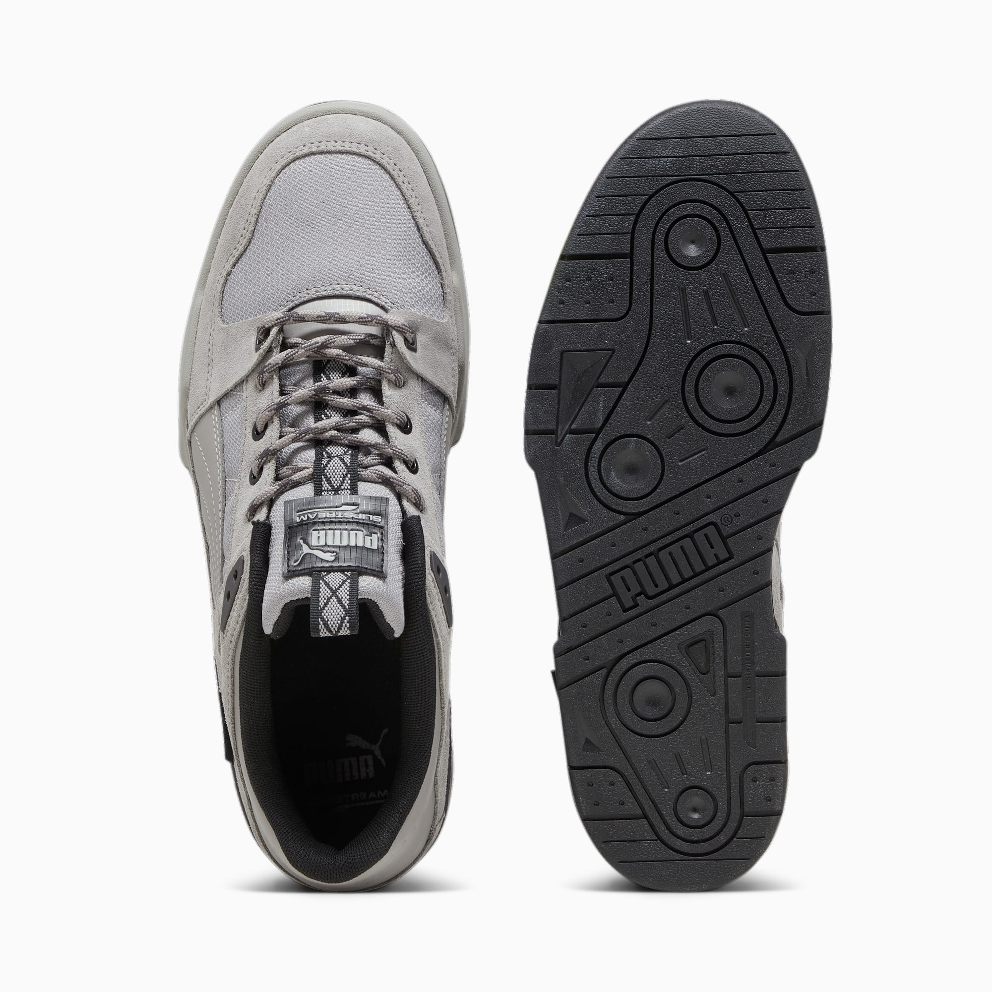 Men's PUMA Slipstream Cordura II Sneakers, Concrete Grey/Black, Size 35,5, Shoes