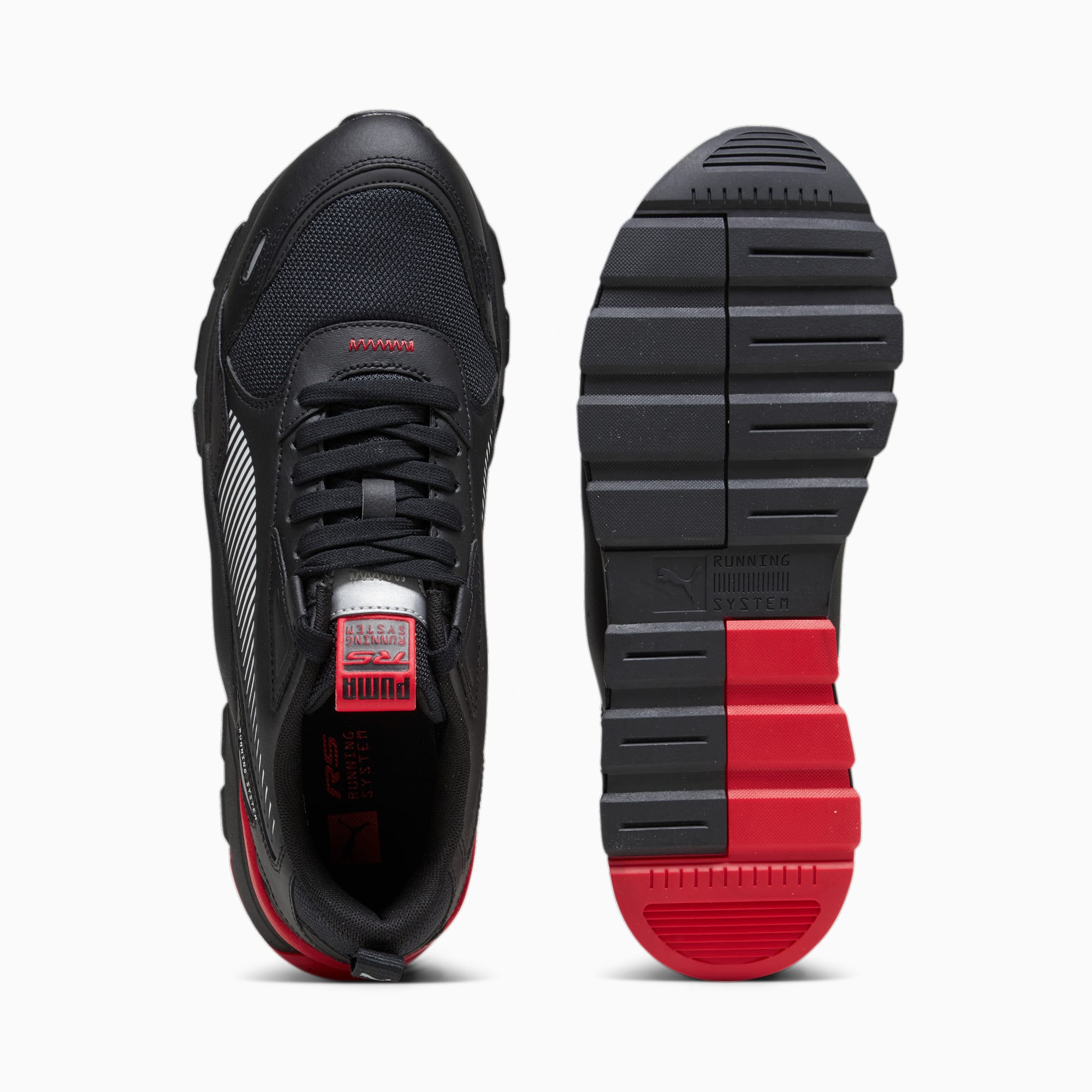 PUMA RS 3.0 Synth Pop Sneakers Voor Dames, Rood/Zwart