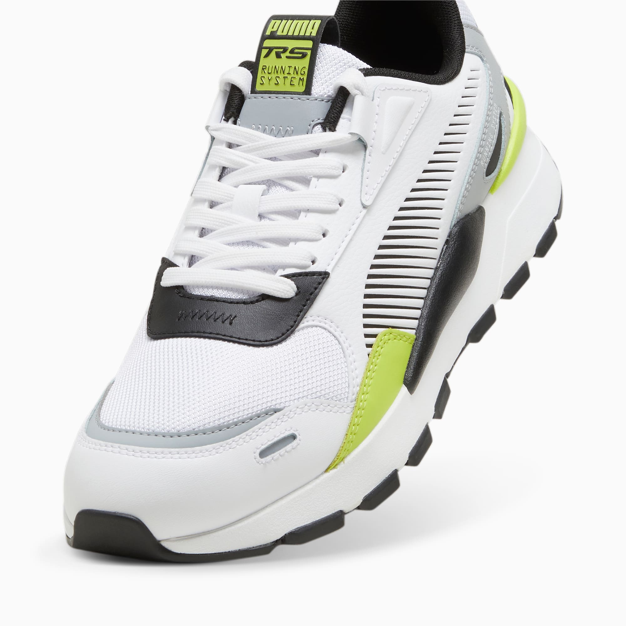 Women's PUMA RS 3.0 Synth Pop Sneakers, White/Lime Pow, Size 35,5, Shoes