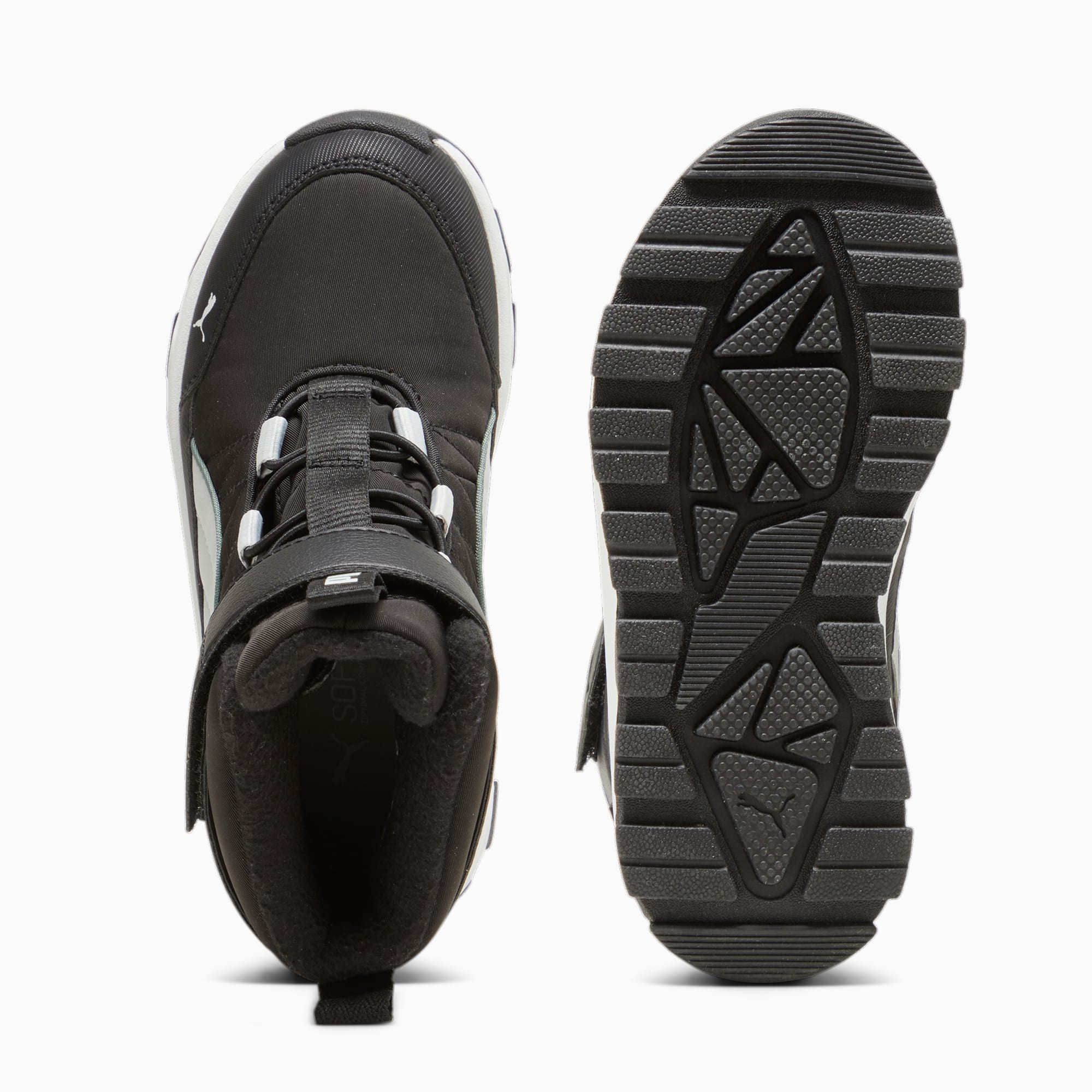 PUMA Evolve Puretex Boots Kinder, Schwarz/Grau, Größe: 33, Schuhe