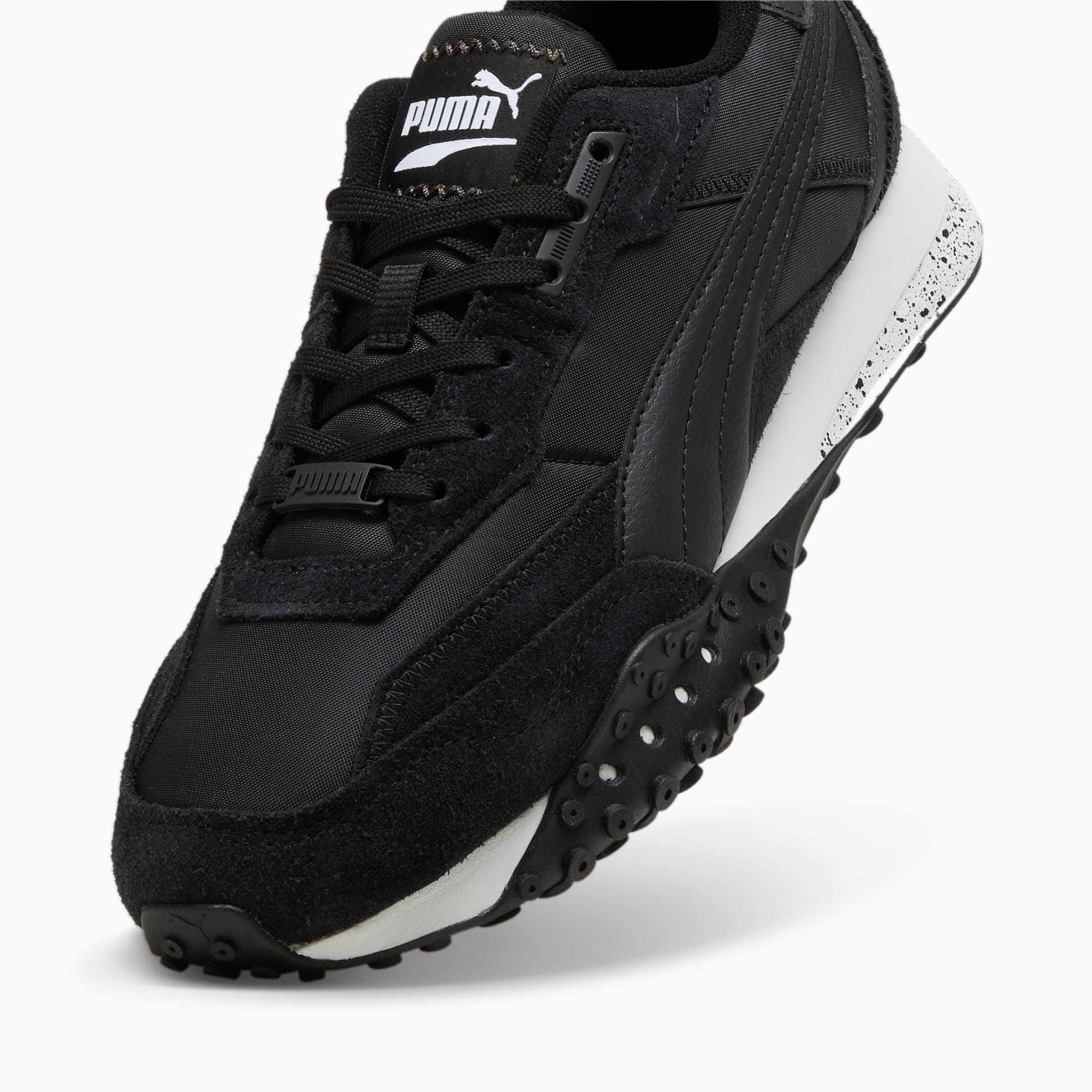 PUMA Blacktop Rider sneakers voor Heren, Grijs/Zwart