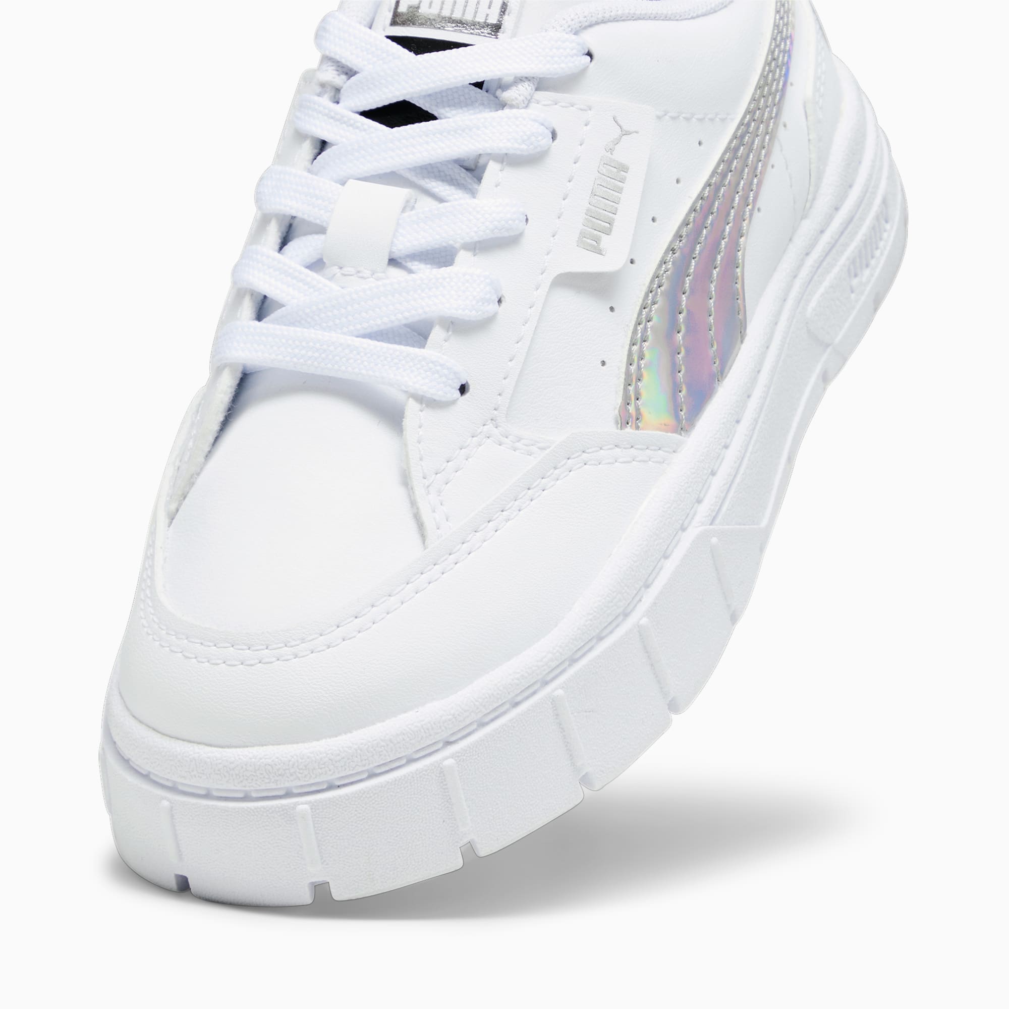 PUMA Mayze Stack Iridescent sneakers, Zilver/Wit