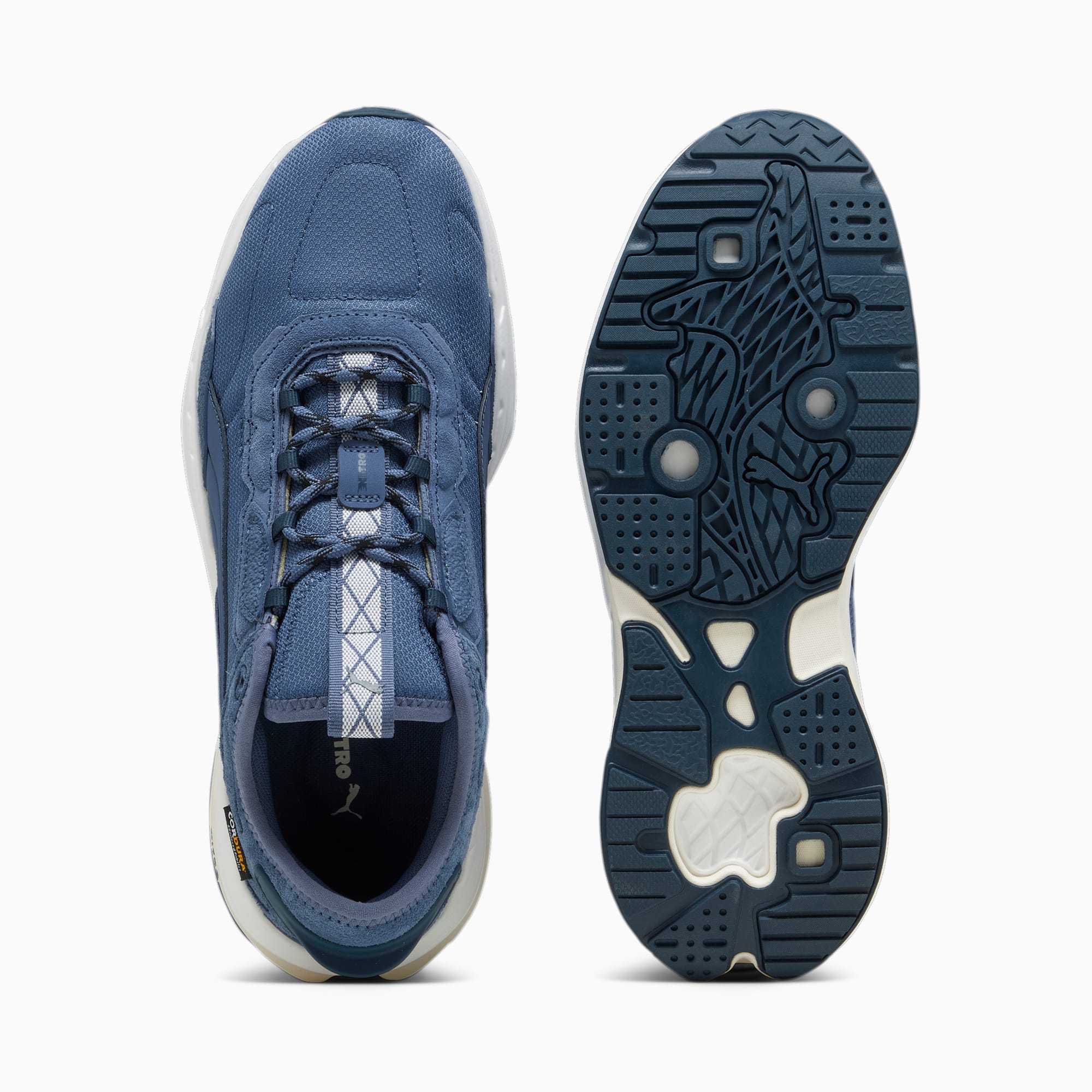 PUMA Extent NITRO Cordura® Sneakers Schuhe Für Herren, Blau/Weiß, Größe: 40, Schuhe