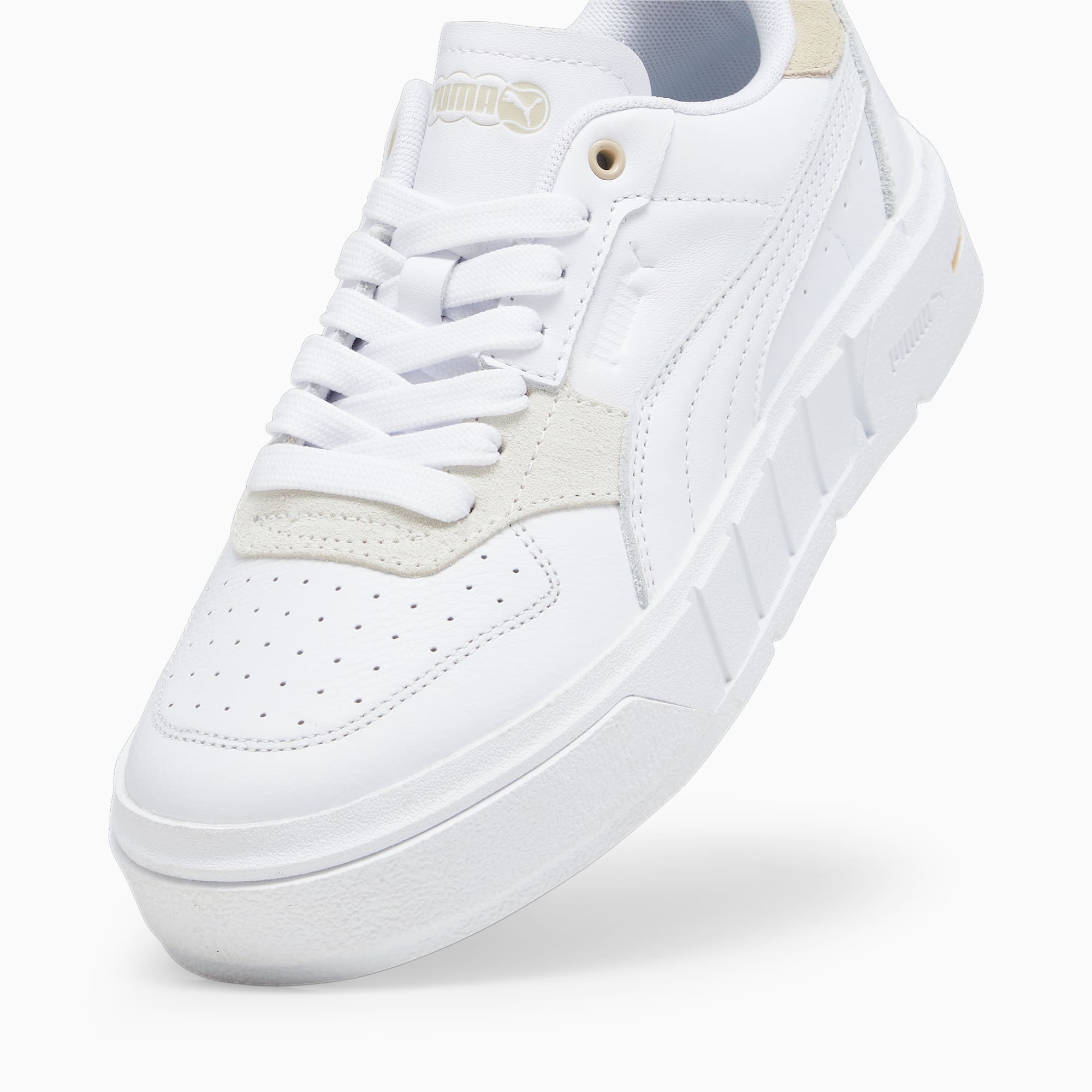 PUMA Cali Court Match Sneakers Damen Schuhe, Weiß, Größe: 40.5, Schuhe
