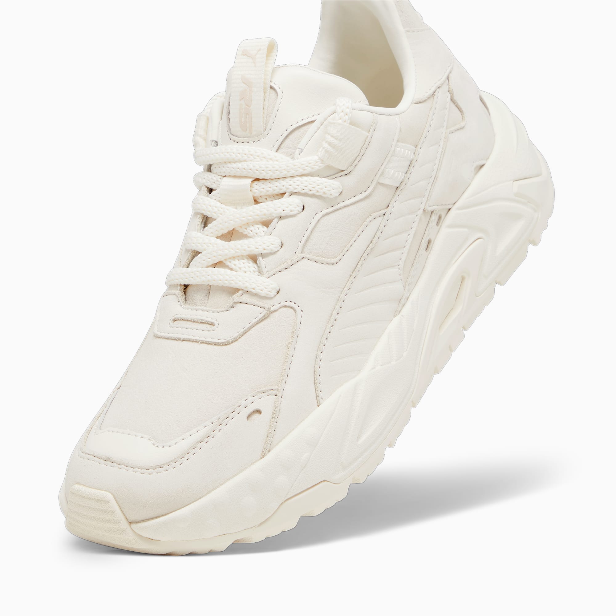 Women's PUMA Rs-Trck Nubuck Sneakers, Frosted Ivory, Size 35,5, Shoes