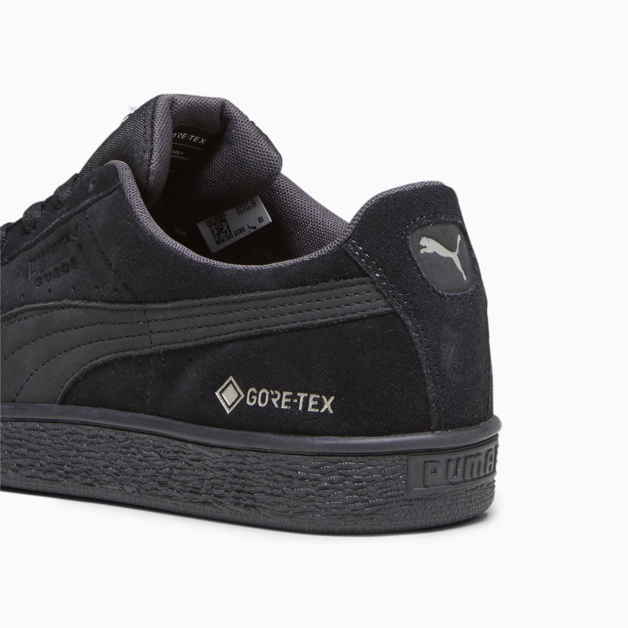 Women's PUMA Suede Gore-Tex Sneakers, Black
