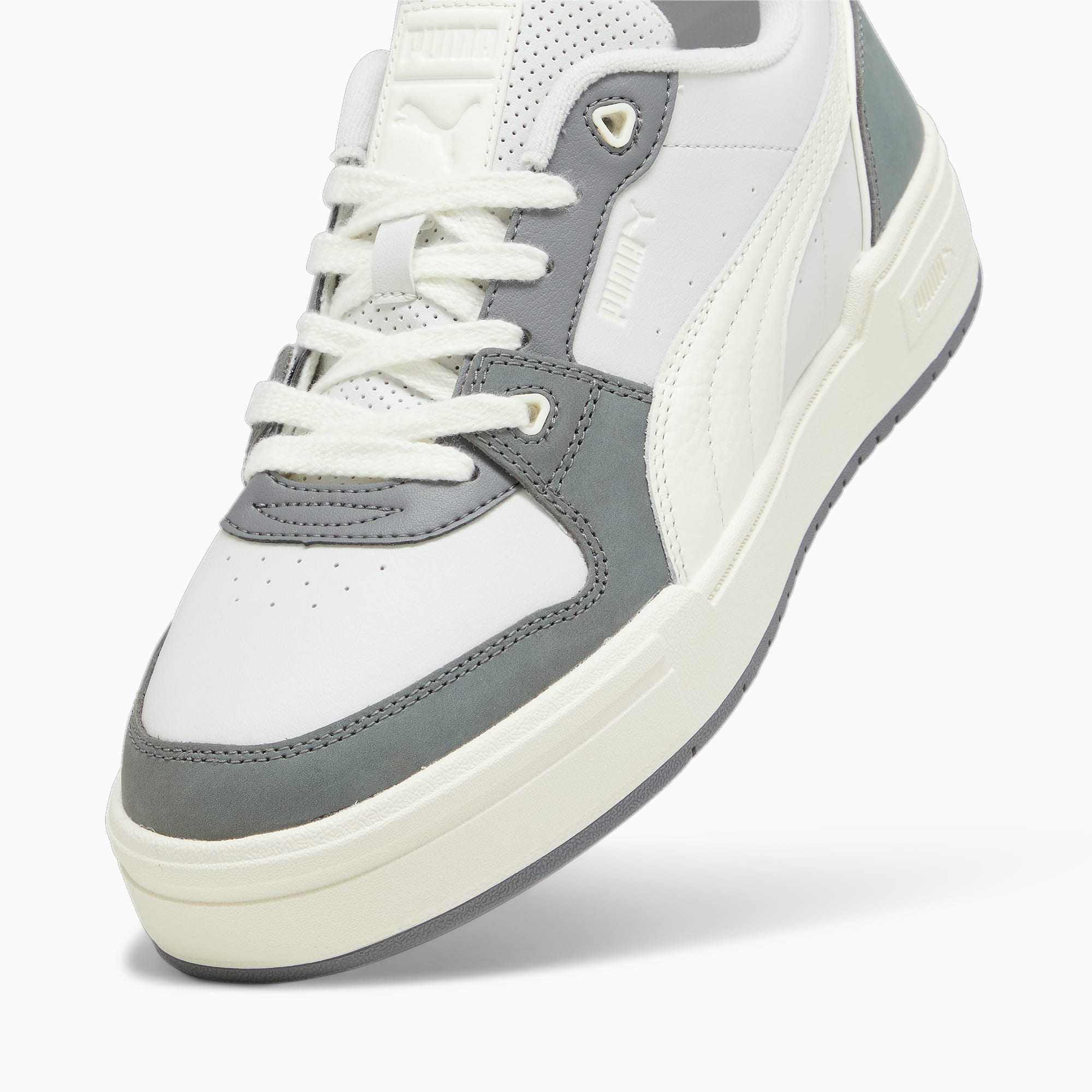Men's PUMA Ca Pro Lux II Sneakers, Feather Grey/Cool Dark Grey/Warm White, Size 35,5, Shoes