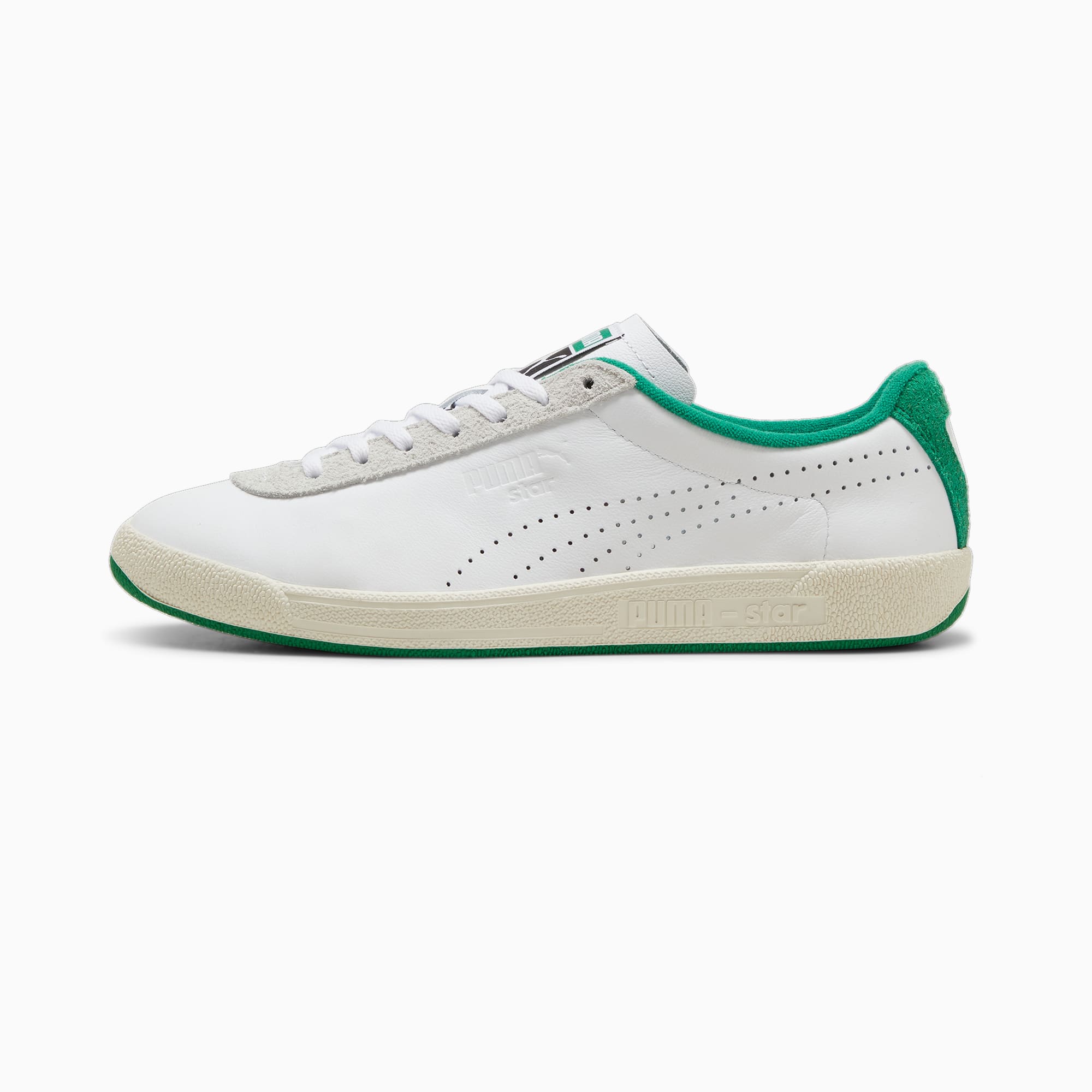 Women's PUMA Star OG Sneakers, White/Archive Green, Size 35,5, Shoes