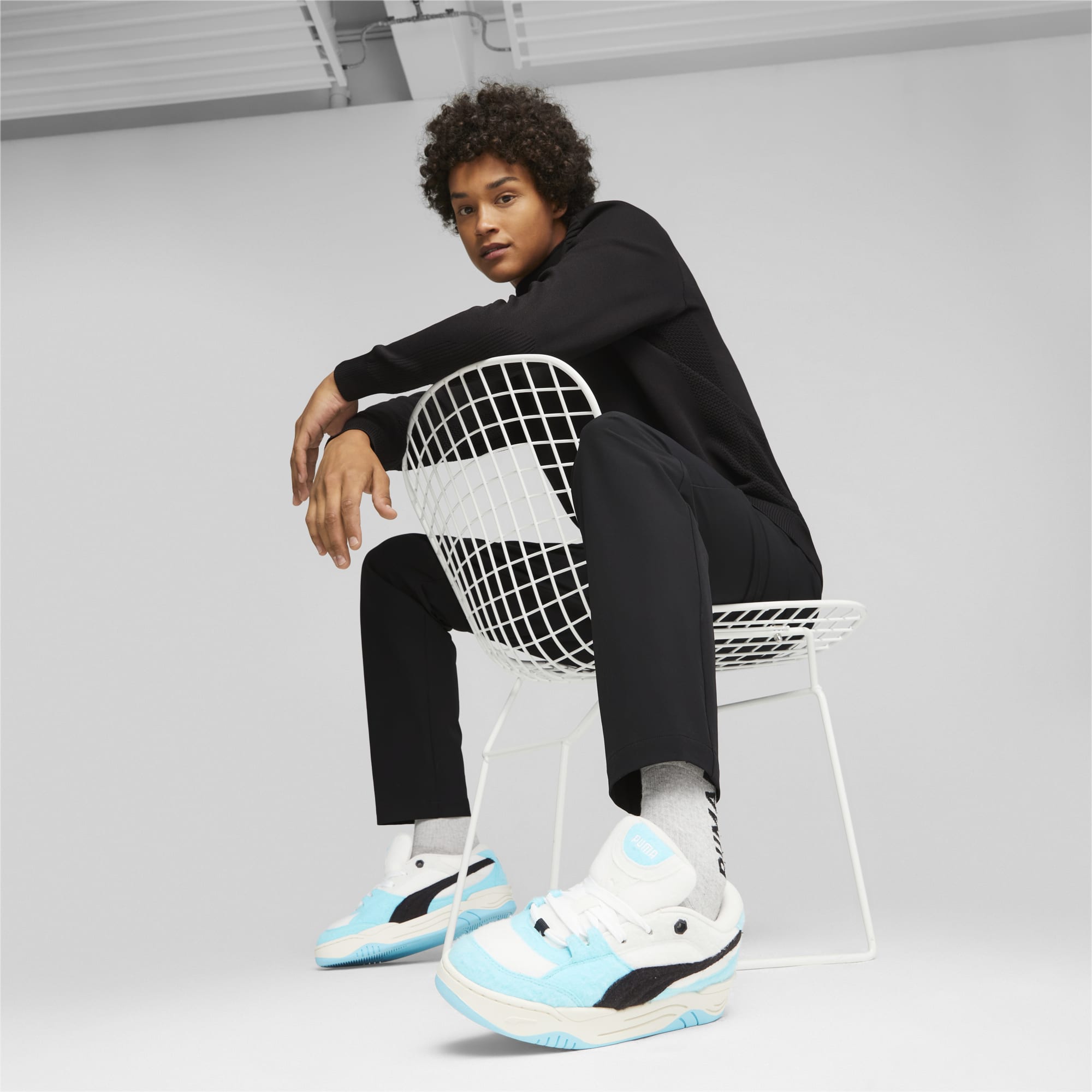 Chaussure Sneakers PUMA-180 Felt Pour Femme, Blanc