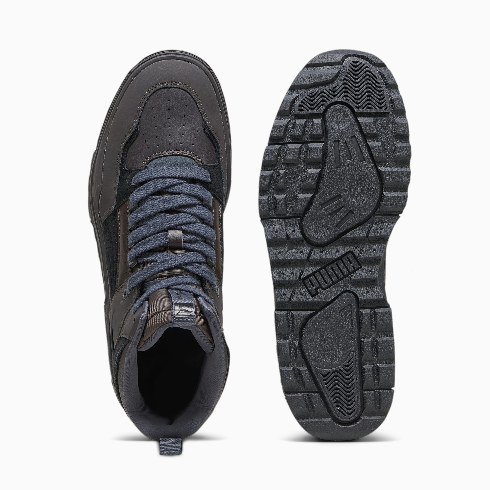 Women's PUMA Slipstream Hi Xtreme Sneakers, Flat Dark Grey/Black/Strongray, Size 35,5, Shoes