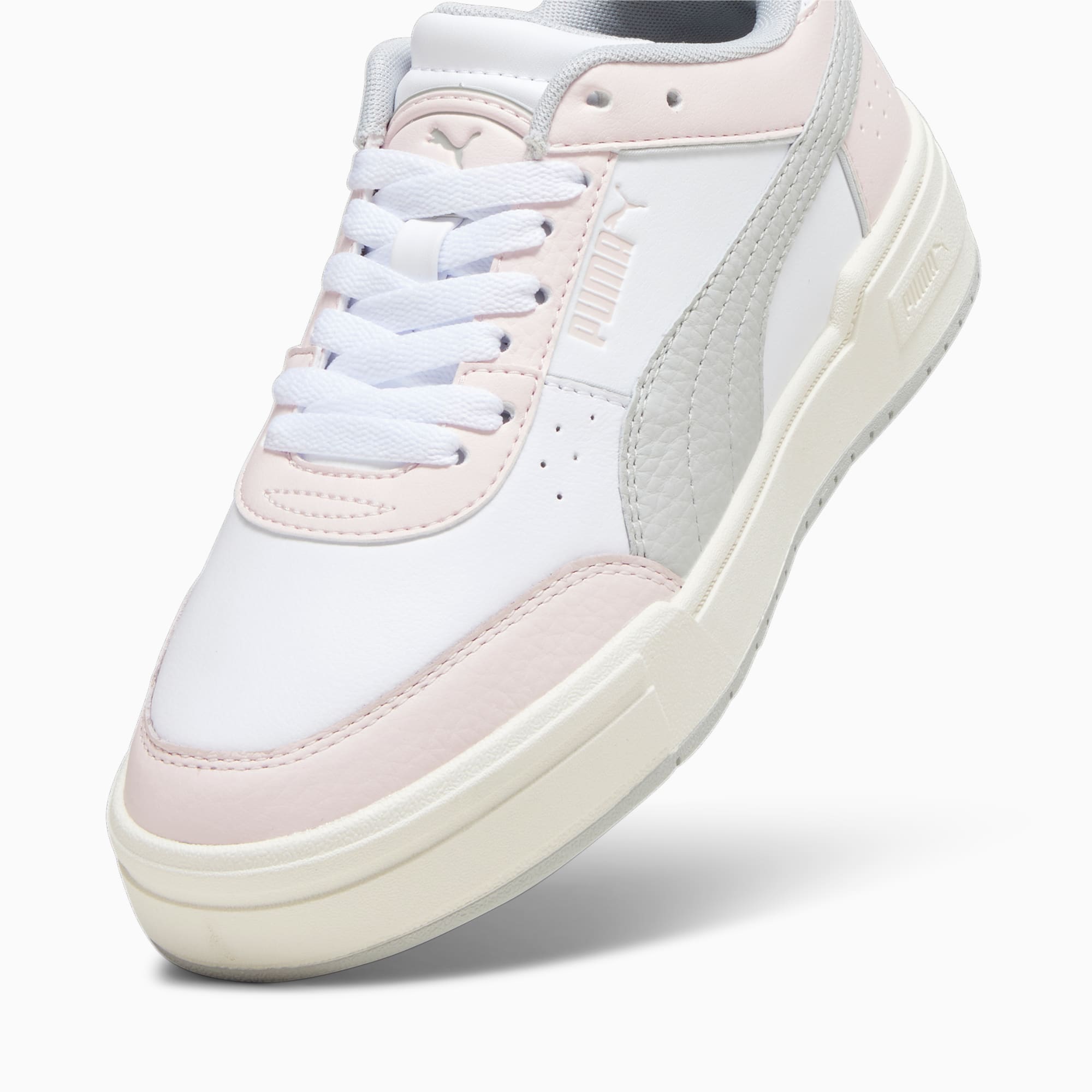 PUMA Chaussure Sneakers En Cuir CA Pro Sport, Blanc/Rose