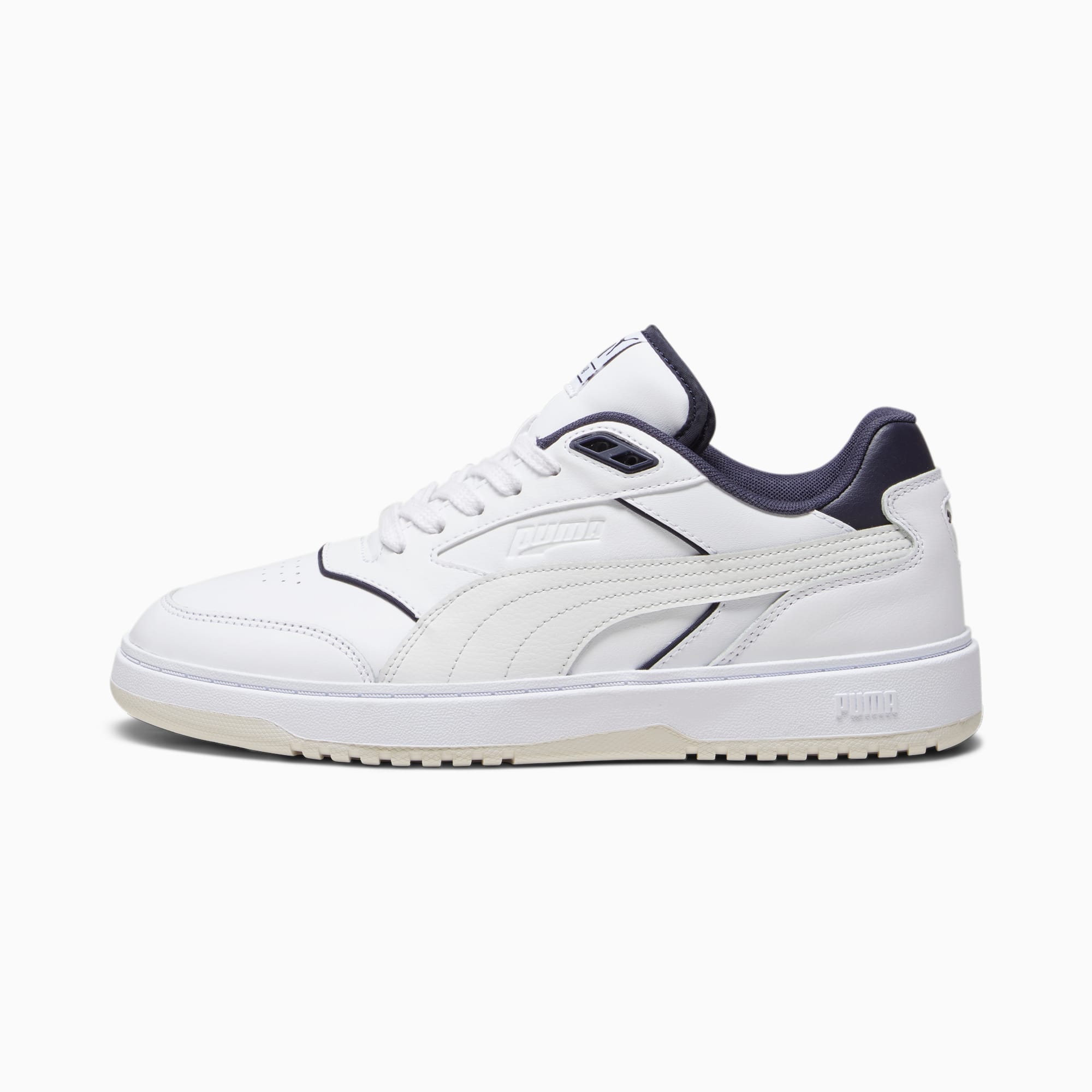 Chaussure Sneakers PUMA Doublecourt, Blanc/Bleu
