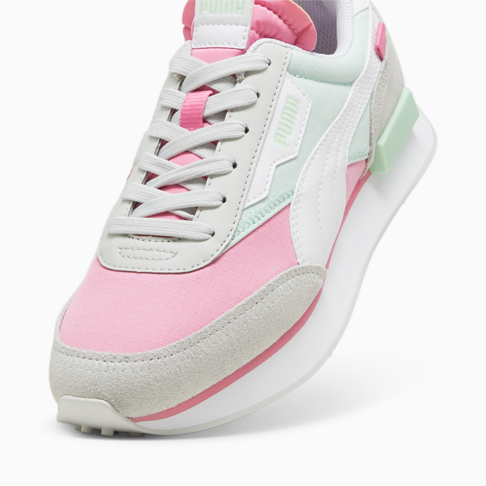 PUMA Future Rider Play On Sneakers Voor Dames, Roze