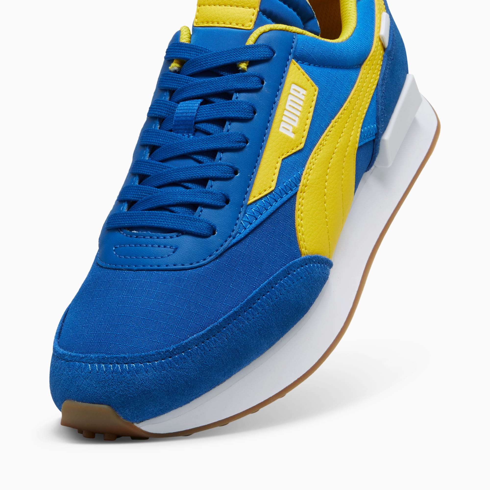 PUMA Future Rider Play On Sneakers Voor Dames, Geel