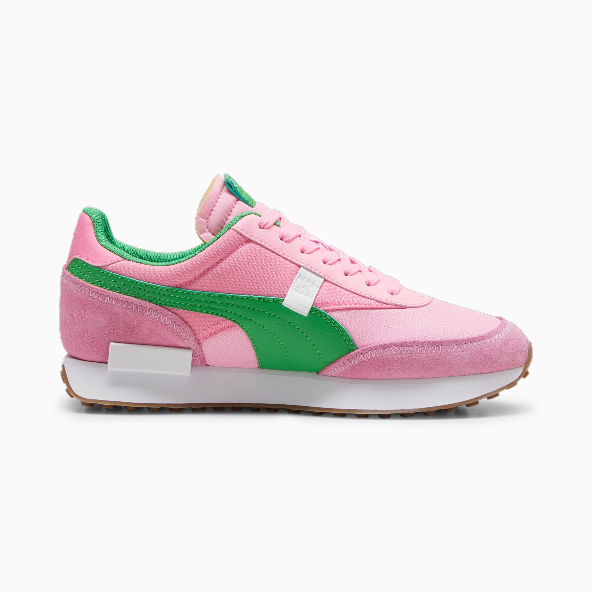 Women's PUMA Future Rider Play On Sneakers, Pink Delight/Green, Size 35,5, Shoes