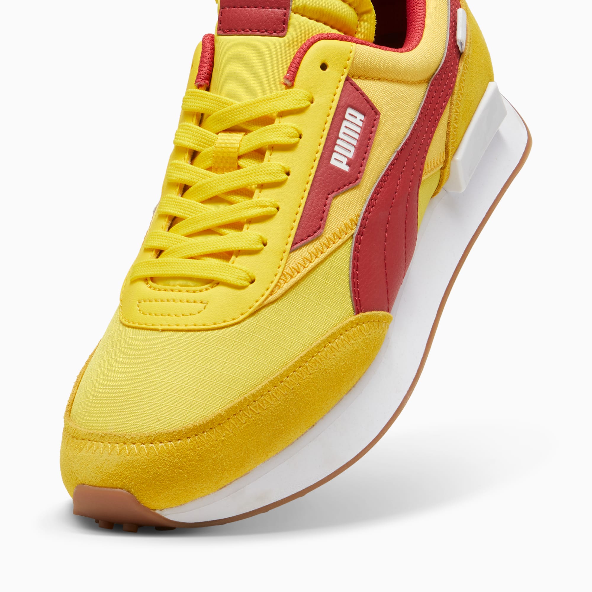 PUMA Future Rider Play On sneakers, Rood/Geel