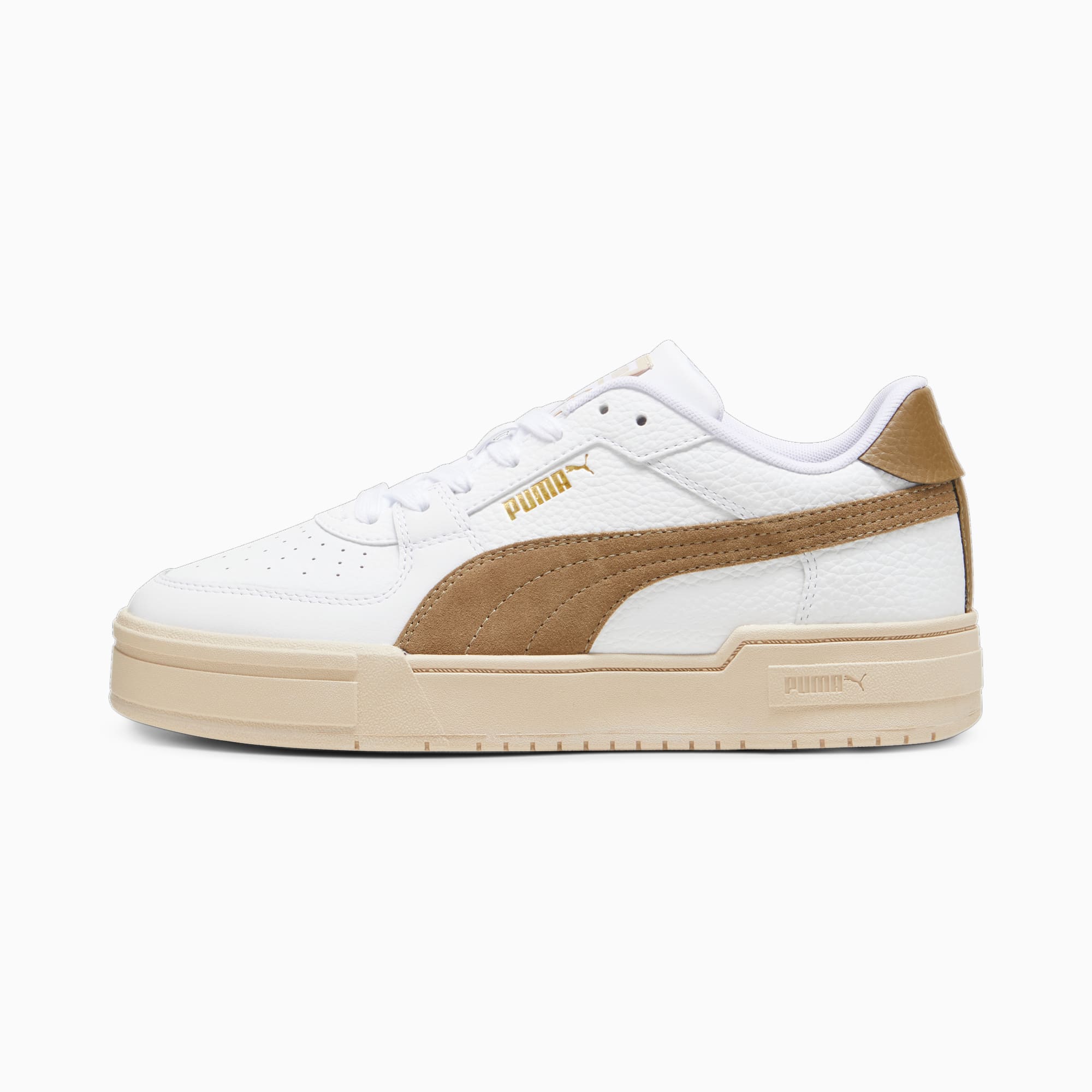 PUMA Chaussure Sneakers CA Pro OW, Blanc/Or/Marron