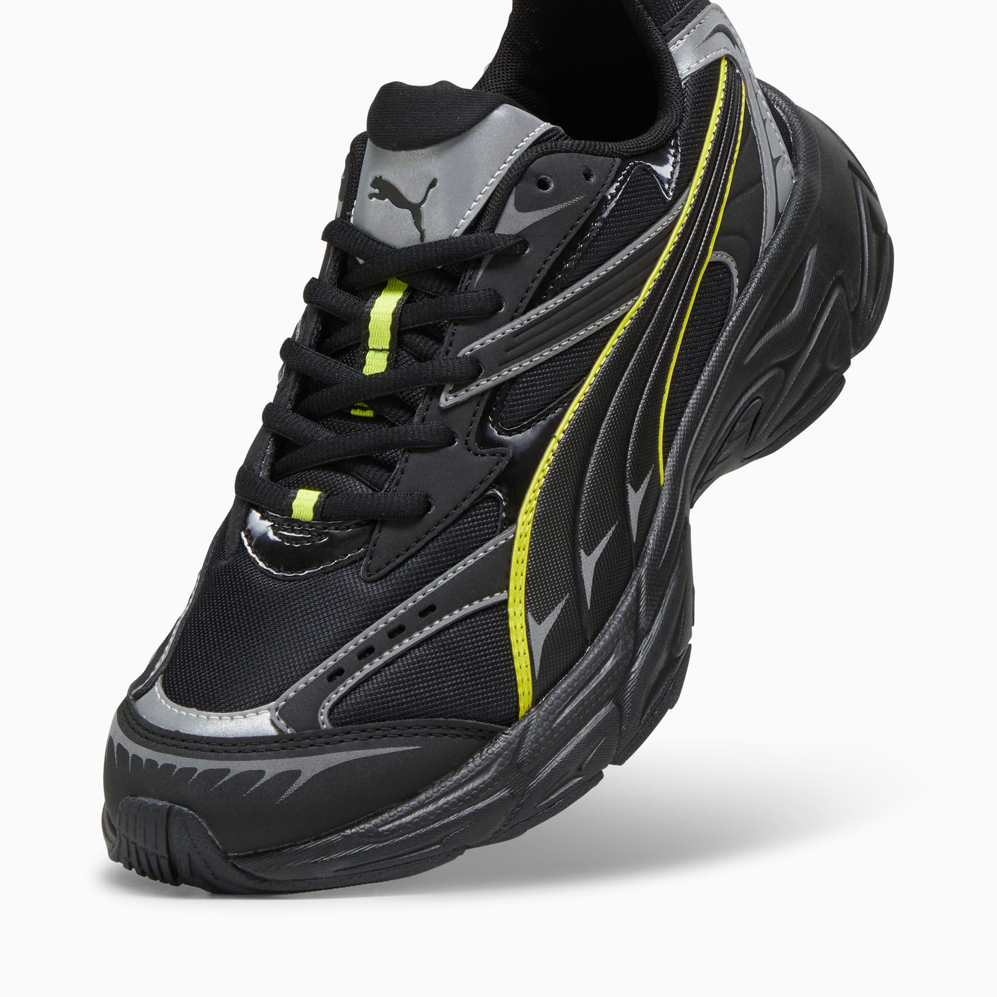 PUMA Morphic reflecterende sneakers voor Heren, Geel/Zwart