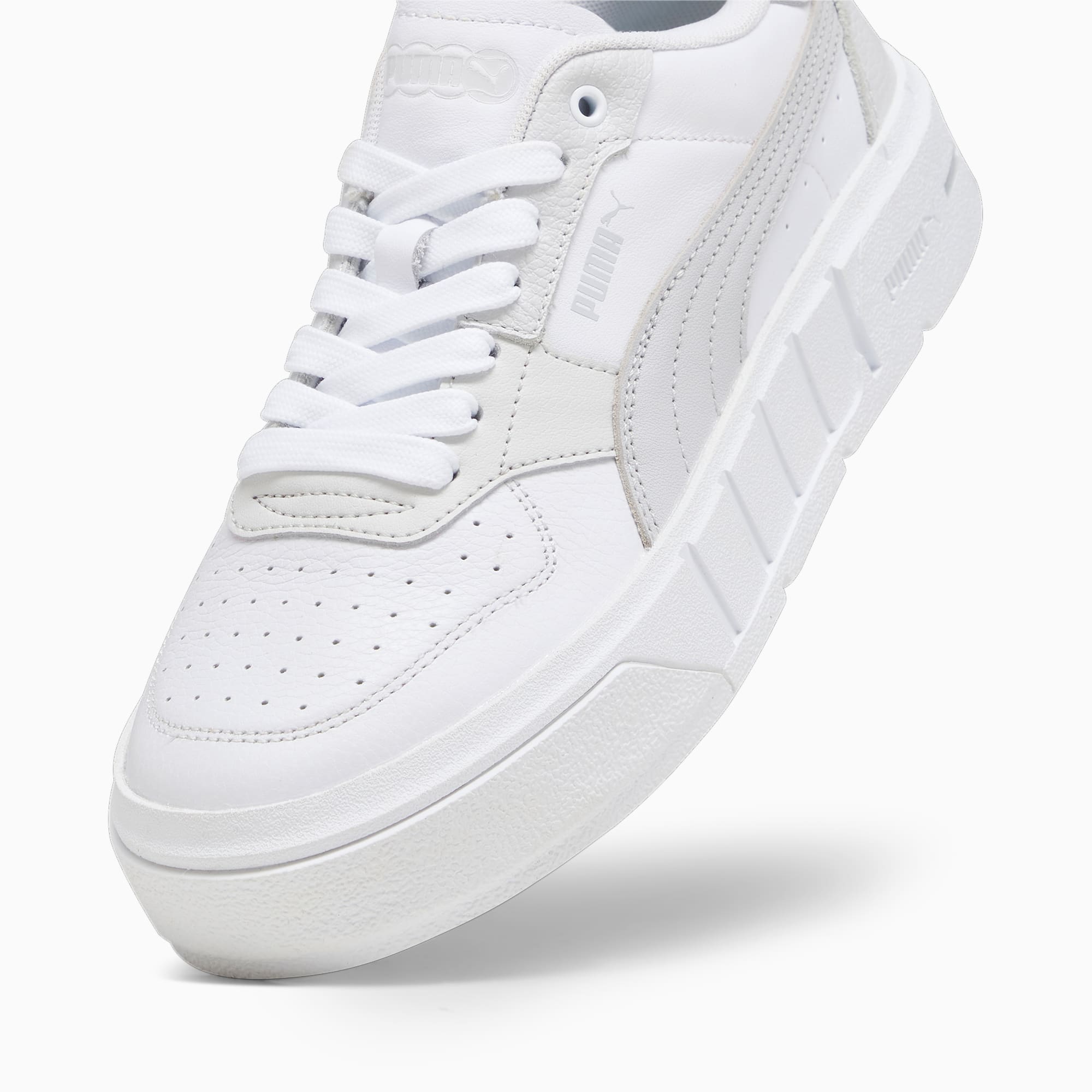 PUMA Cali Court Leather Damskie Sneakersy, Biały / Szary