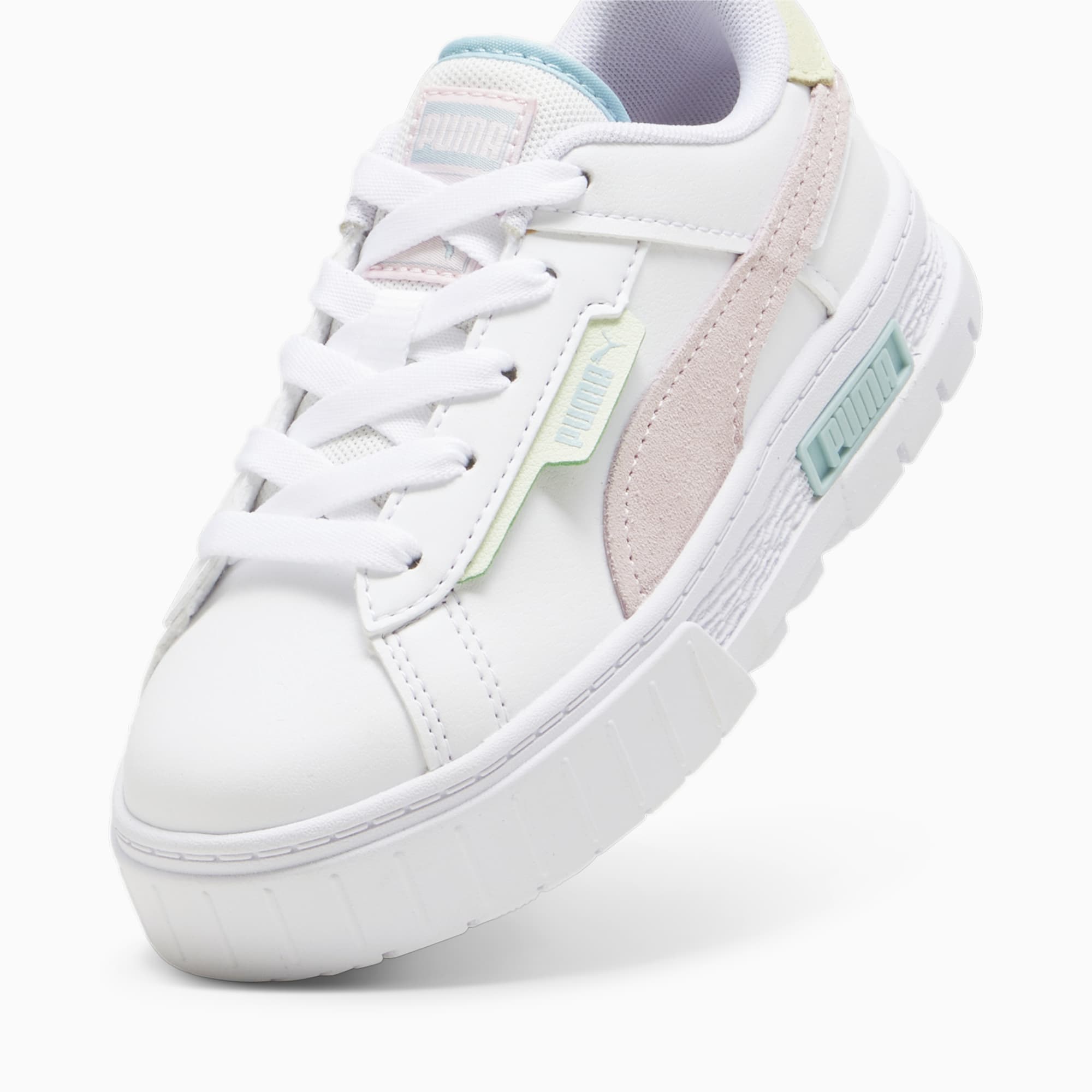 PUMA Mayze Crashed Kids' Sneakers, White/Whisp Of Pink, Size 27,5, Shoes