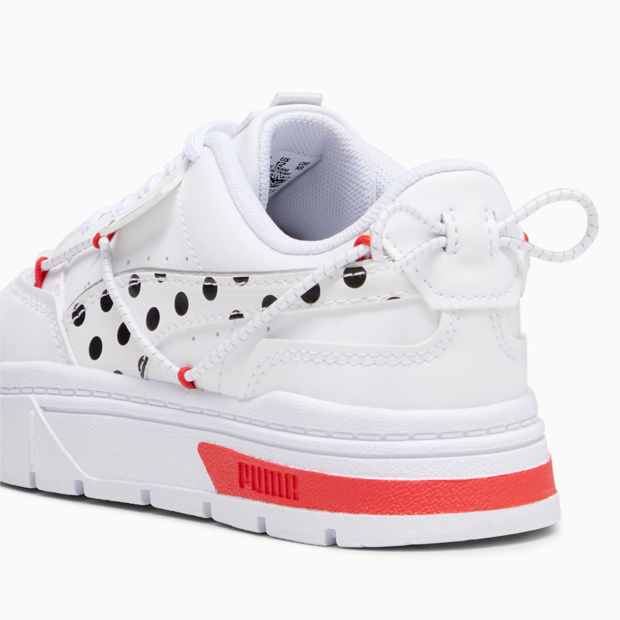 PUMA X Miraculous Mayze Stack Kids' Sneakers, White/Red