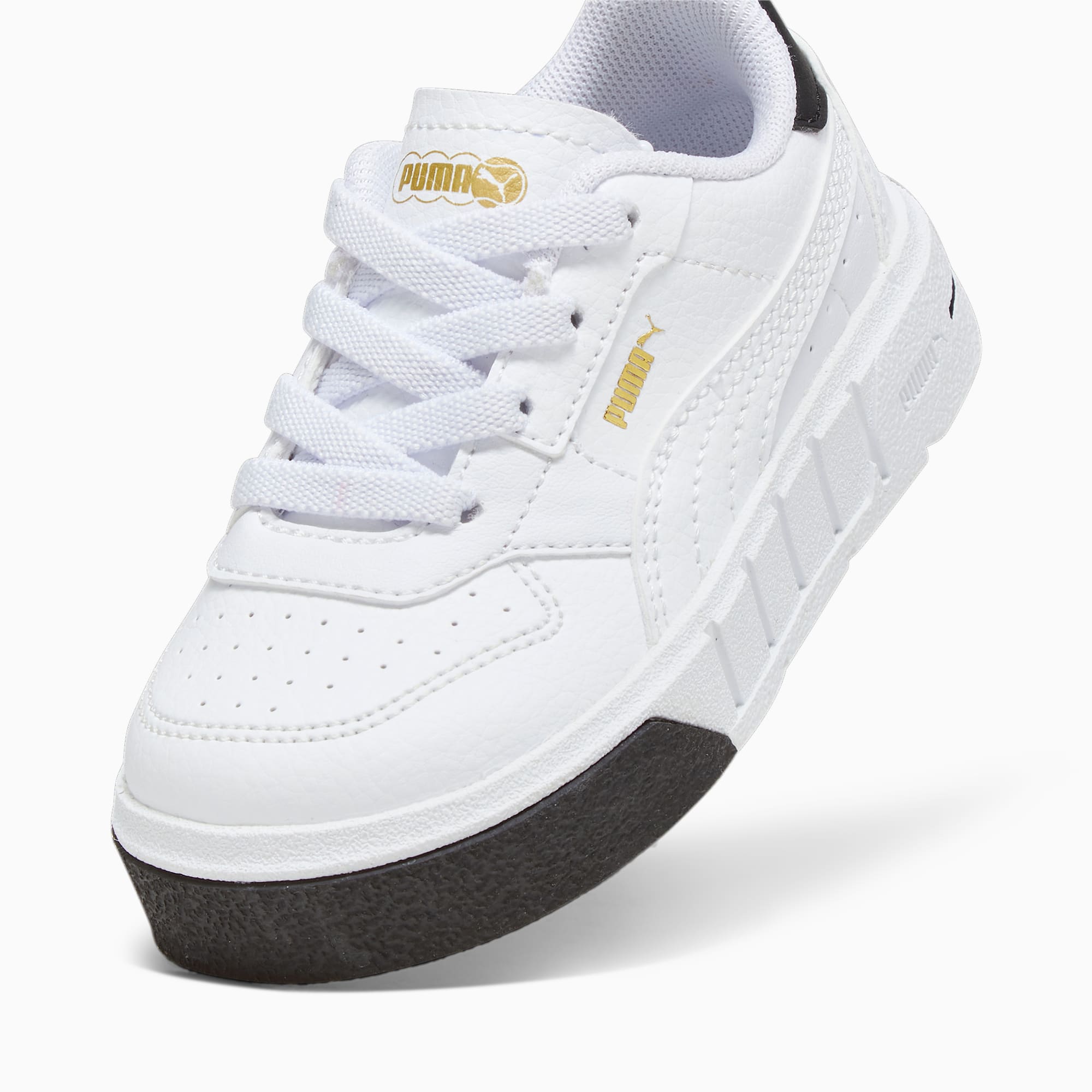 PUMA Cali Court Leder-Sneakers Babys Schuhe Für Kinder, Weiß/Schwarz, Größe: 22, Schuhe